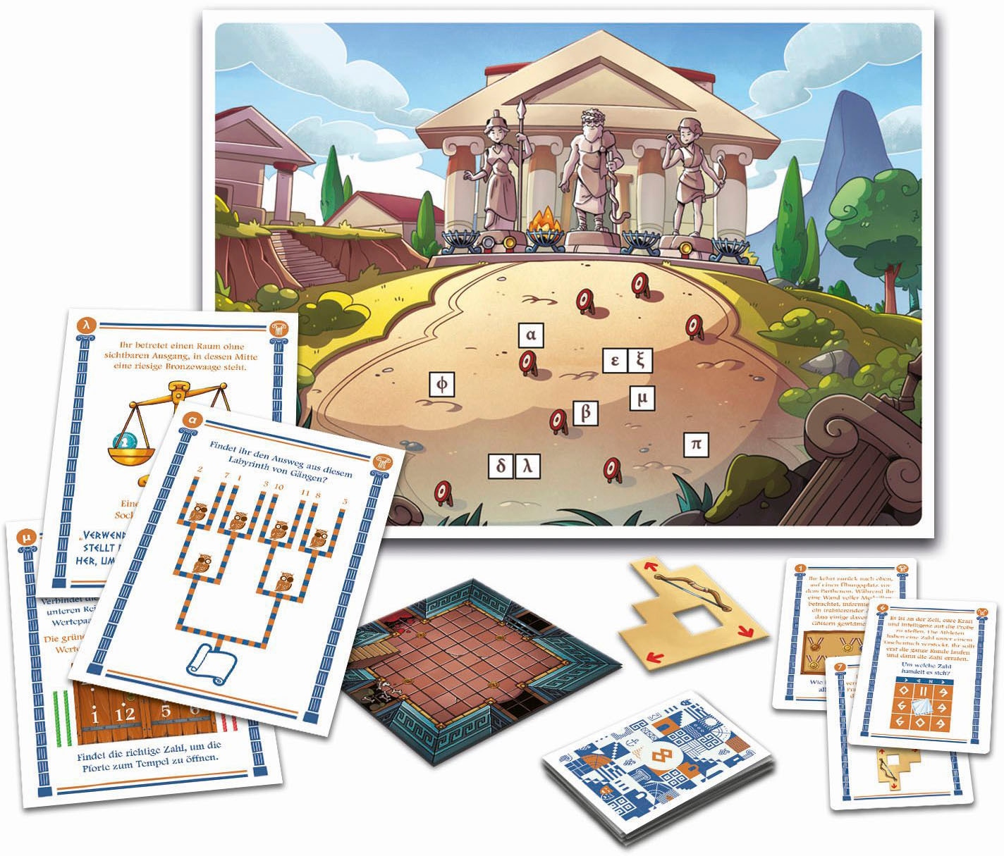 Clementoni® Spiel »Galileo, Escape Game Die Prüfungen im Parthenon«, Made in Europe; FSC® - schützt Wald - weltweit