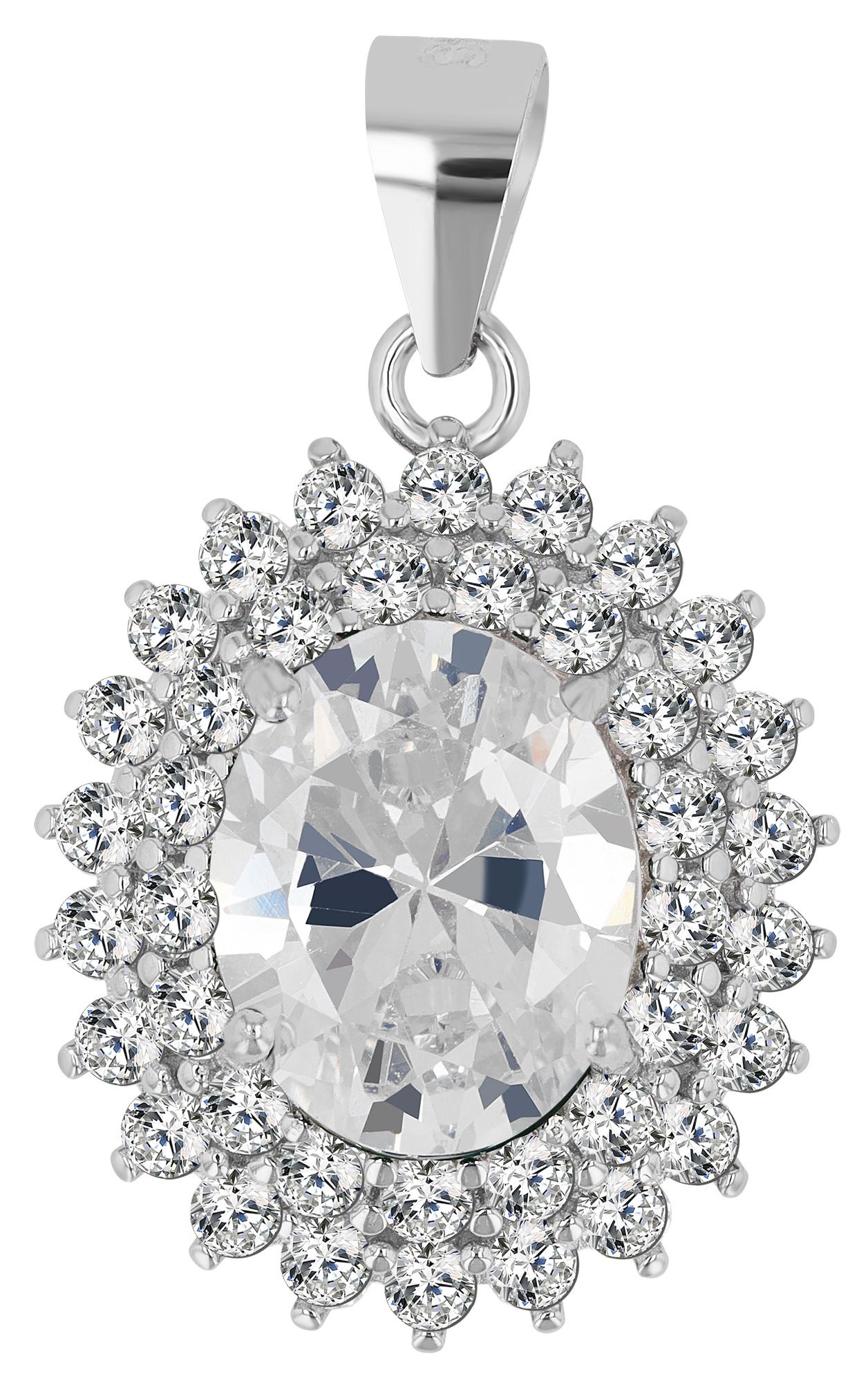Adelia´s Kettenanhänger »Damen Anhänger aus 925 Silber mit Zirkonia«