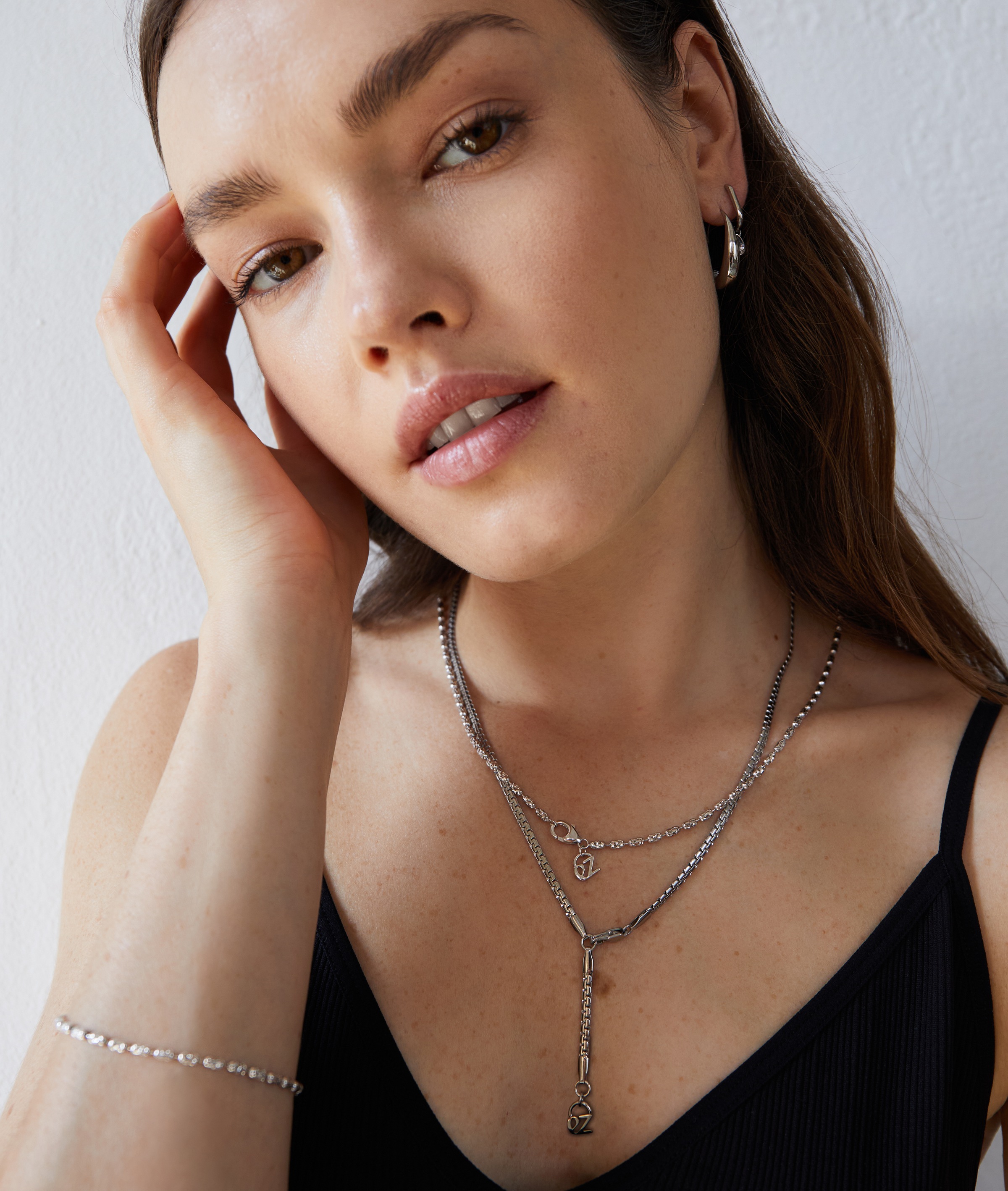 Echtzeit Paar Creolen »Schmuck Geschenk Edelstahl Ohrringe Like Diamonds Tropfen« mit Zirkonia (synth.) - Einhänger abnehmbar