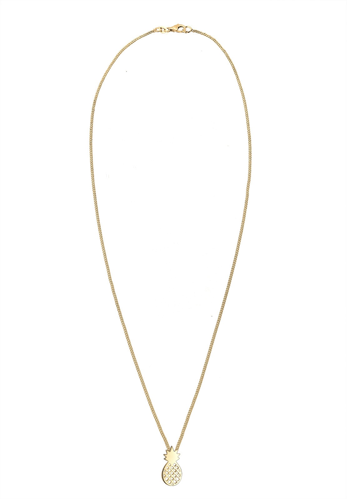 Elli Kette mit Anhänger »Halskette Ananas Frucht 925 Sterling Silber«