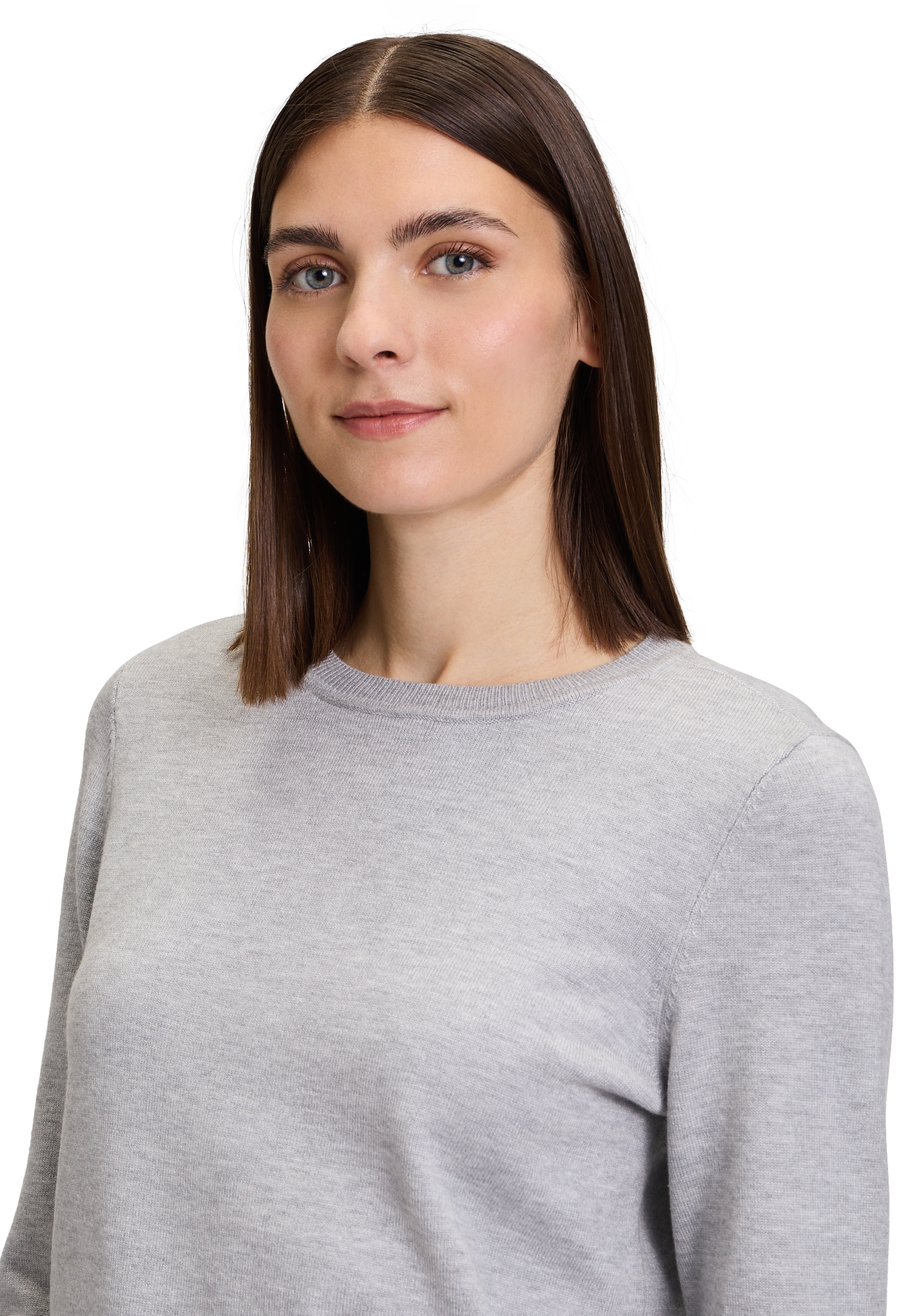 Betty Barclay Rundhalspullover »Basic-Strickpullover mit Rundhalsausschnitt«