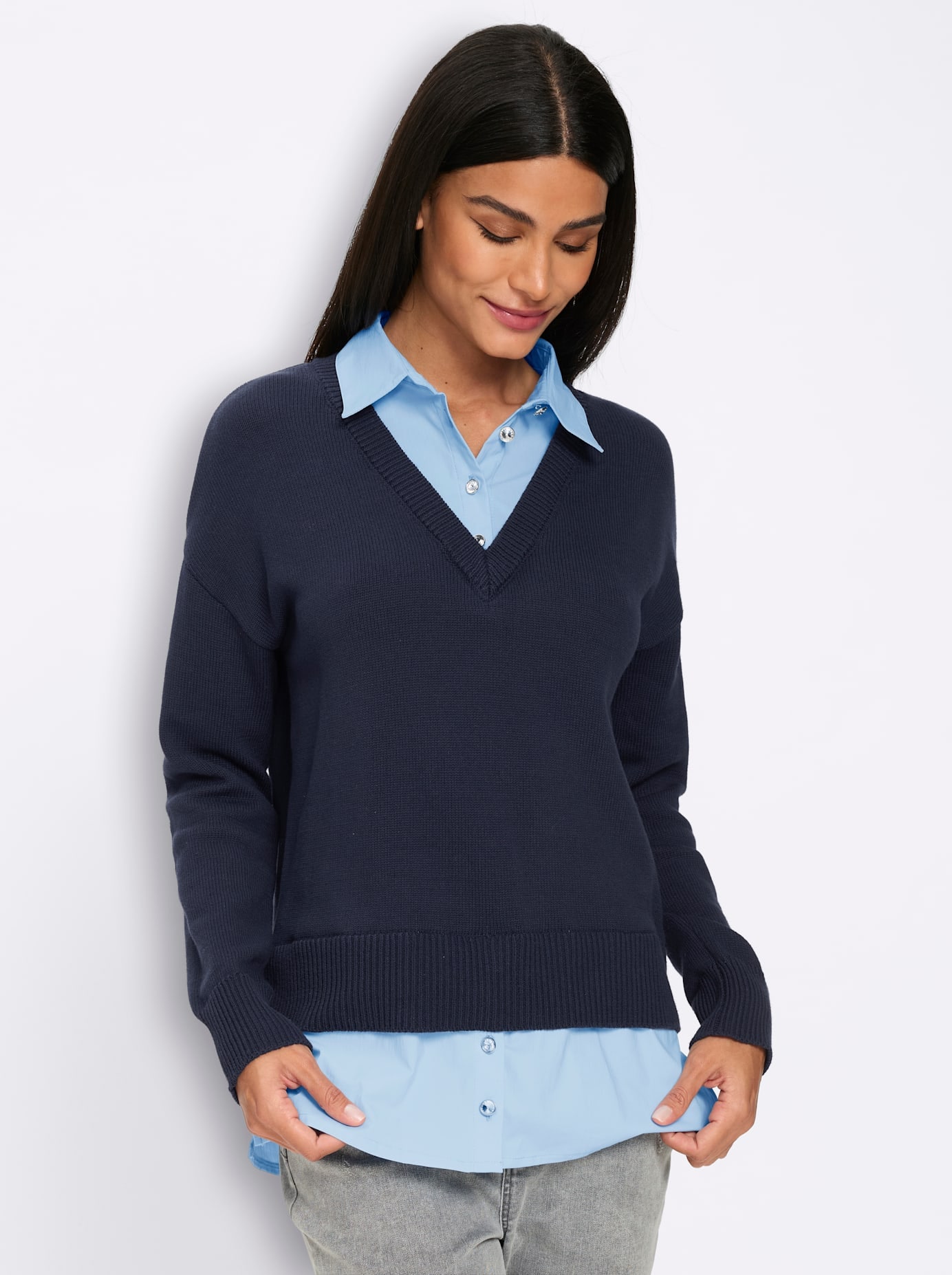 heine 2-in-1-Pullover »2-in-1-Pullover«