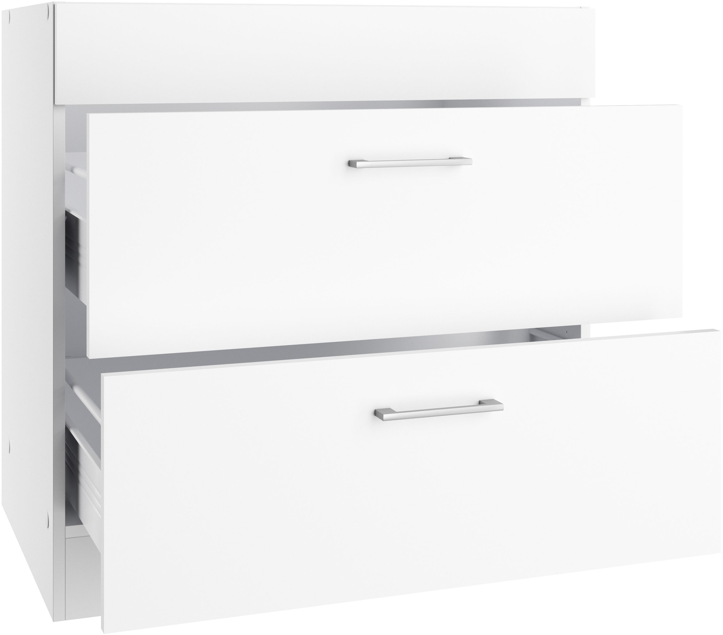 KOCHSTATION Kochfeldumbauschrank »KS-Milan«, HELD Möbel, Kochfeldumbau 80 cm, matte oder hochglänzende Fronten