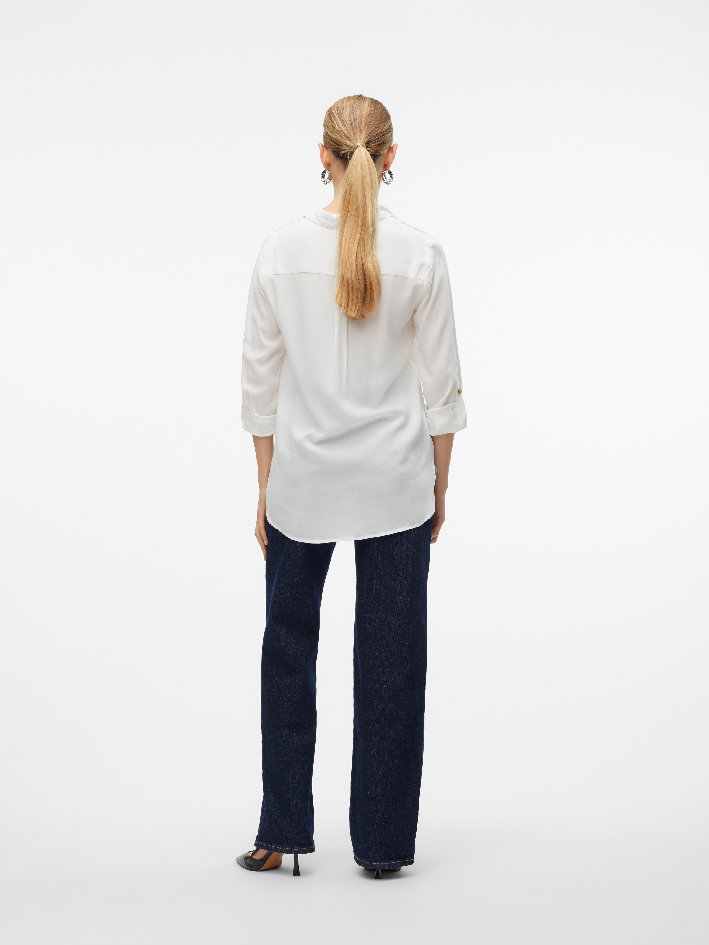 Vero Moda Hemdbluse »VMBUMPY L/S SHIRT NEW WVN GA NOOS« Viskose, regular fit