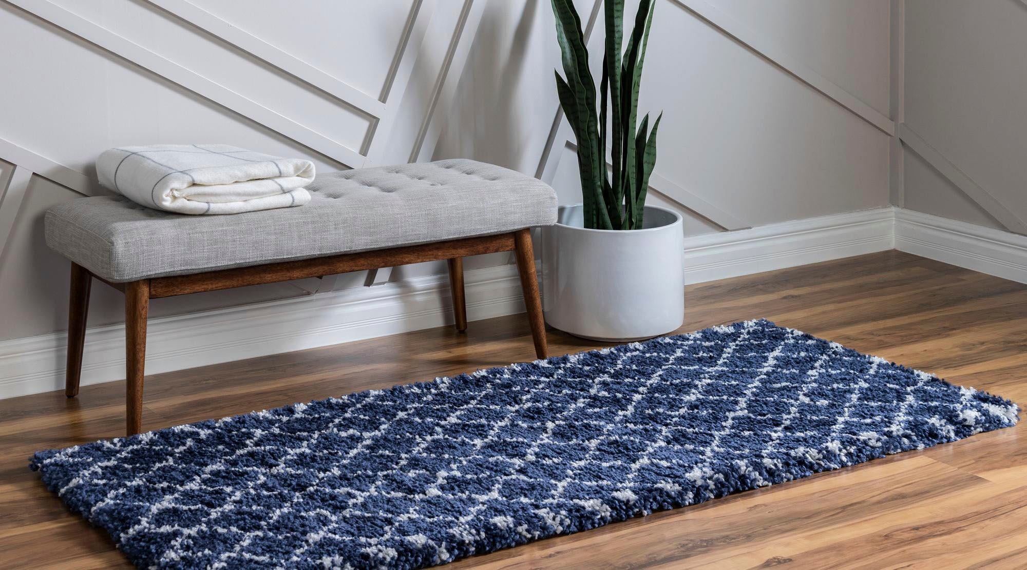 Myflair Möbel & Accessoires Hochflor-Läufer »Temara Shag Lagerräumung«, rechteckig, 51 mm Höhe, Teppich-Läufer, gewebt, weich & kuschelig