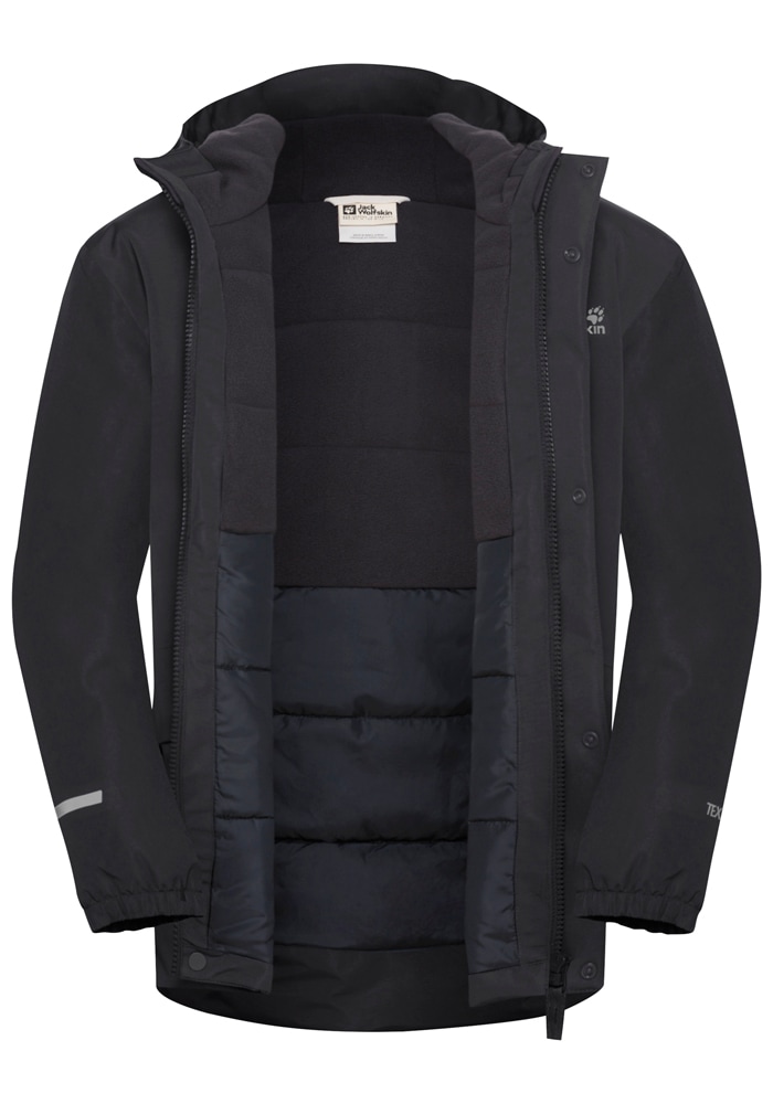 Jack Wolfskin Outdoorjacke »CANVEY JKT KIDS« mit Kapuze