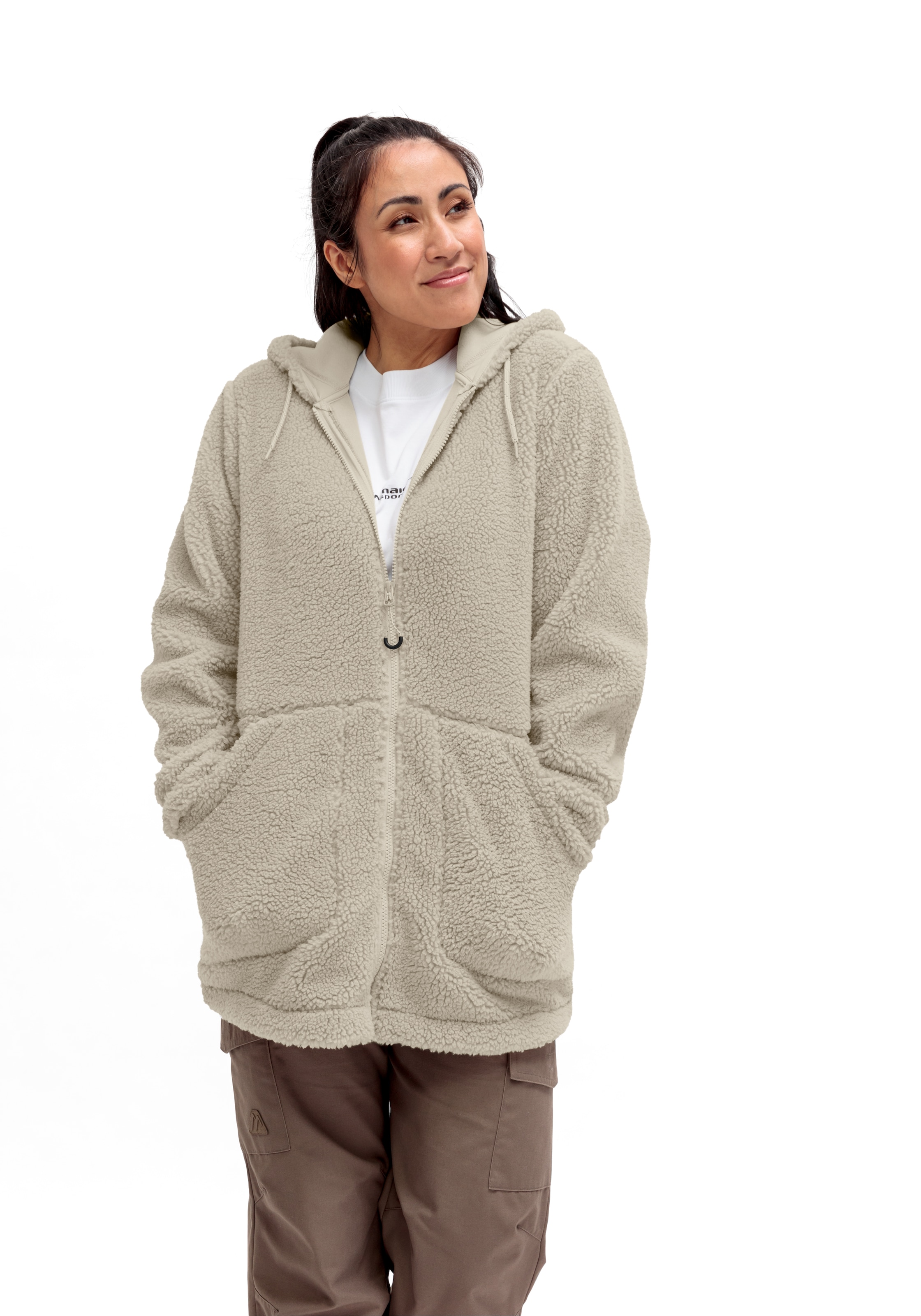 Maier Sports Fleecejacke »Cheviot W«, atmungsaktives Damen Fleece, weiter Schnitt