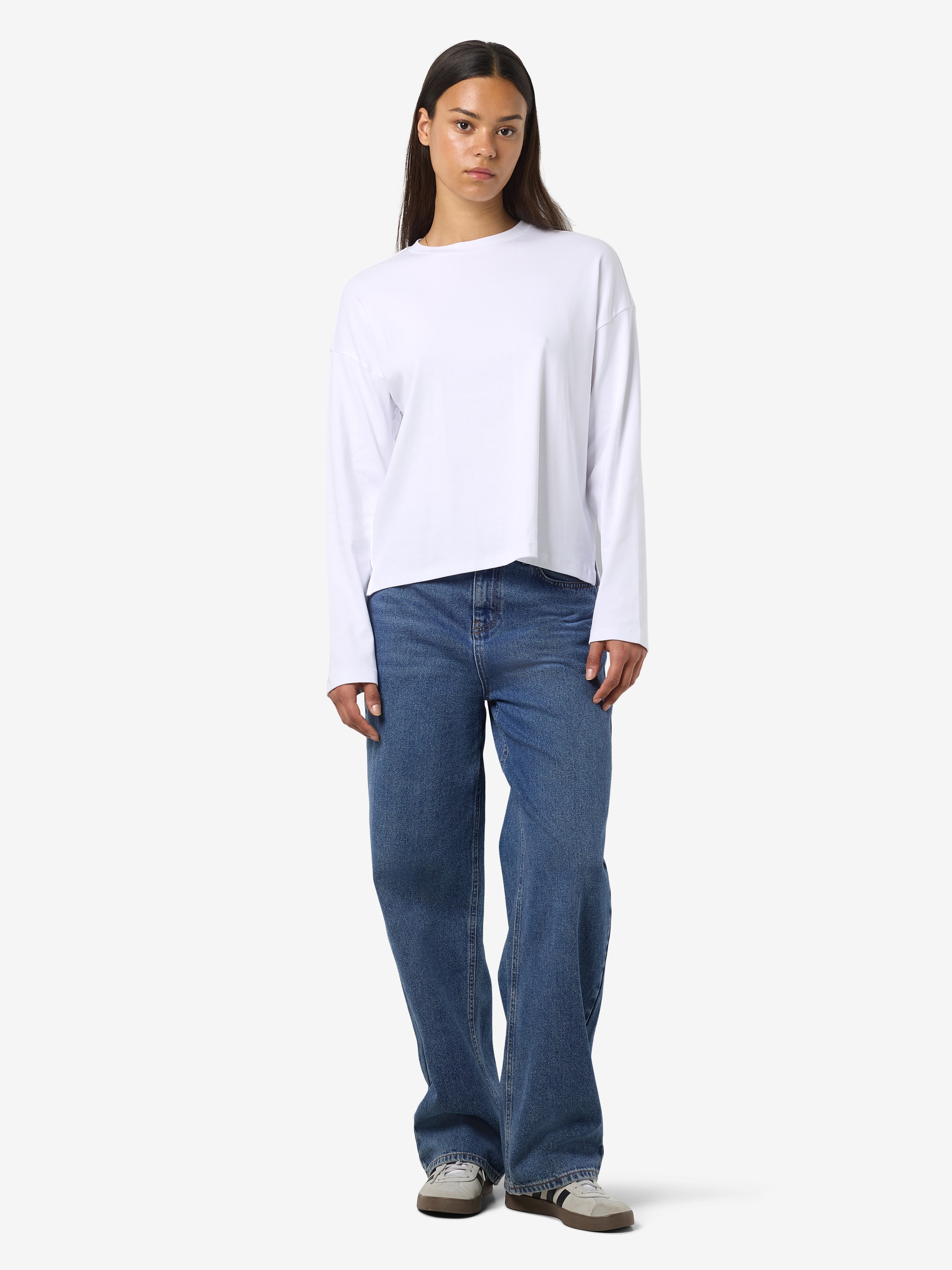 Noisy may Langarmshirt »NMMOCCA L/S REGULAR FIT TOP JRS FWD NOOS«
