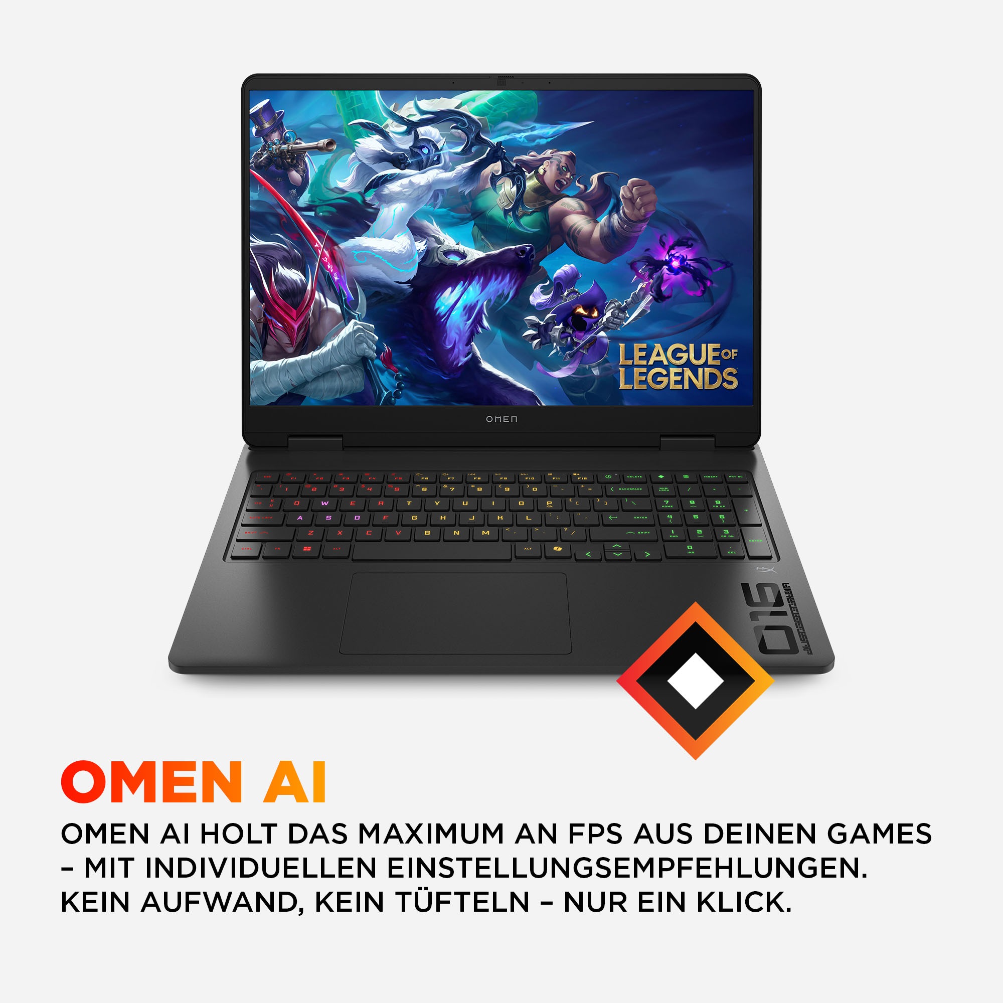 HP Gaming-Notebook »OMEN 16-ap0286ng« 40,64 cm / 16 ″ AMD Ryzen 9 GeForceRTX5060 1.000 GB SSD