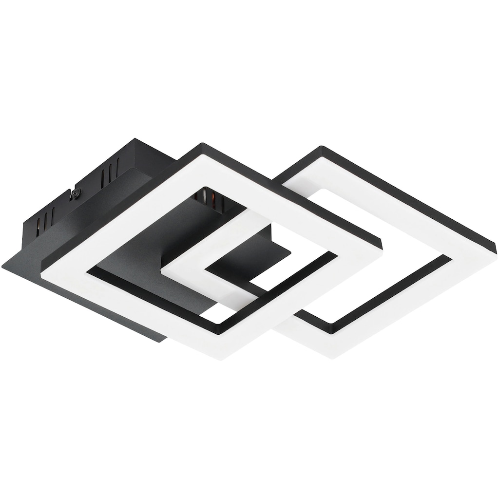 EGLO Deckenleuchte »PARANDAY-Z«,  in schwarz aus Stahl / inkl. LED fest integriert - 15,5 Watt