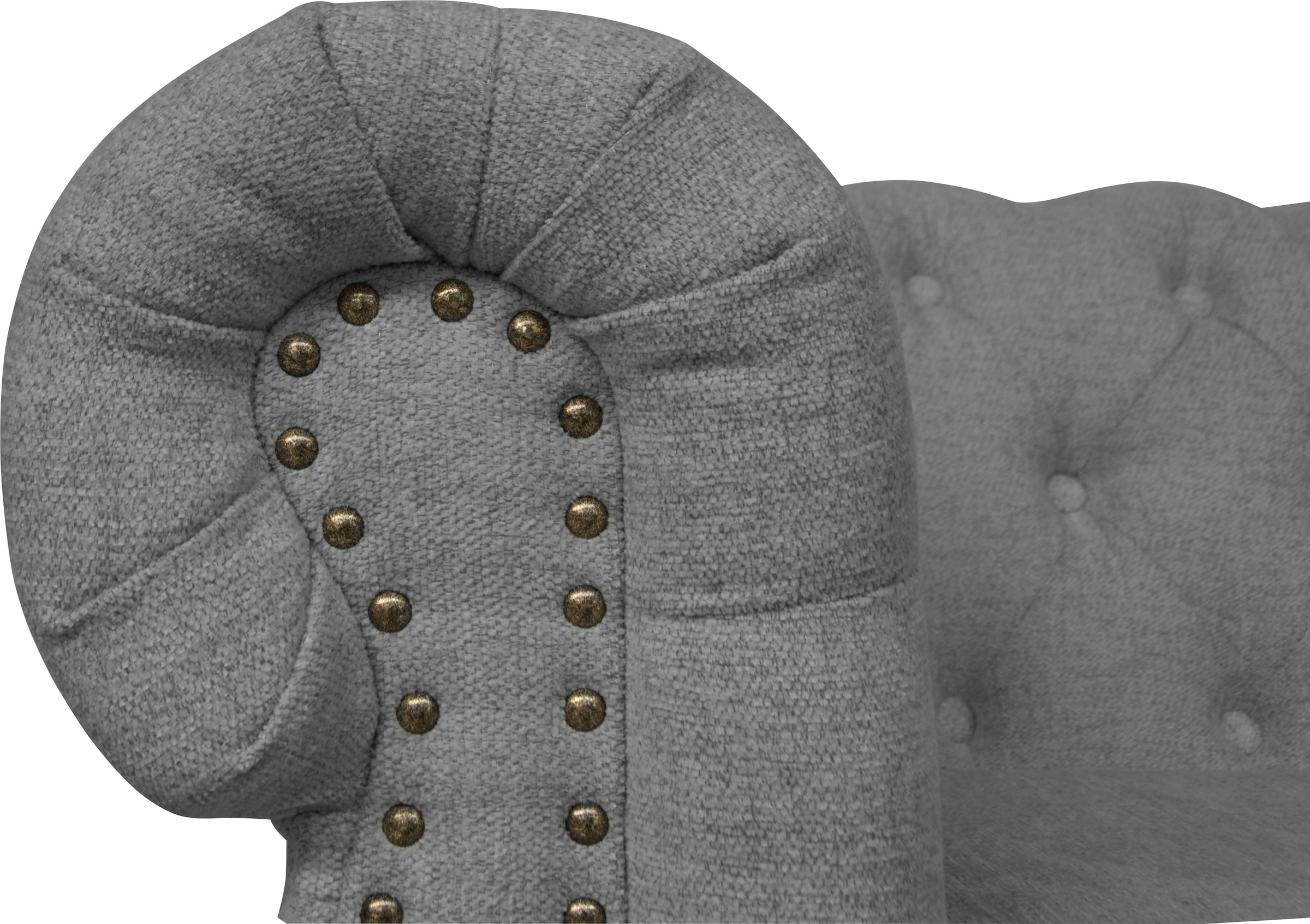 Home affaire Chesterfield-Sofa »Aarburg« aufwändige Knopfheftung und Ziernägel im Chesterfield-Design