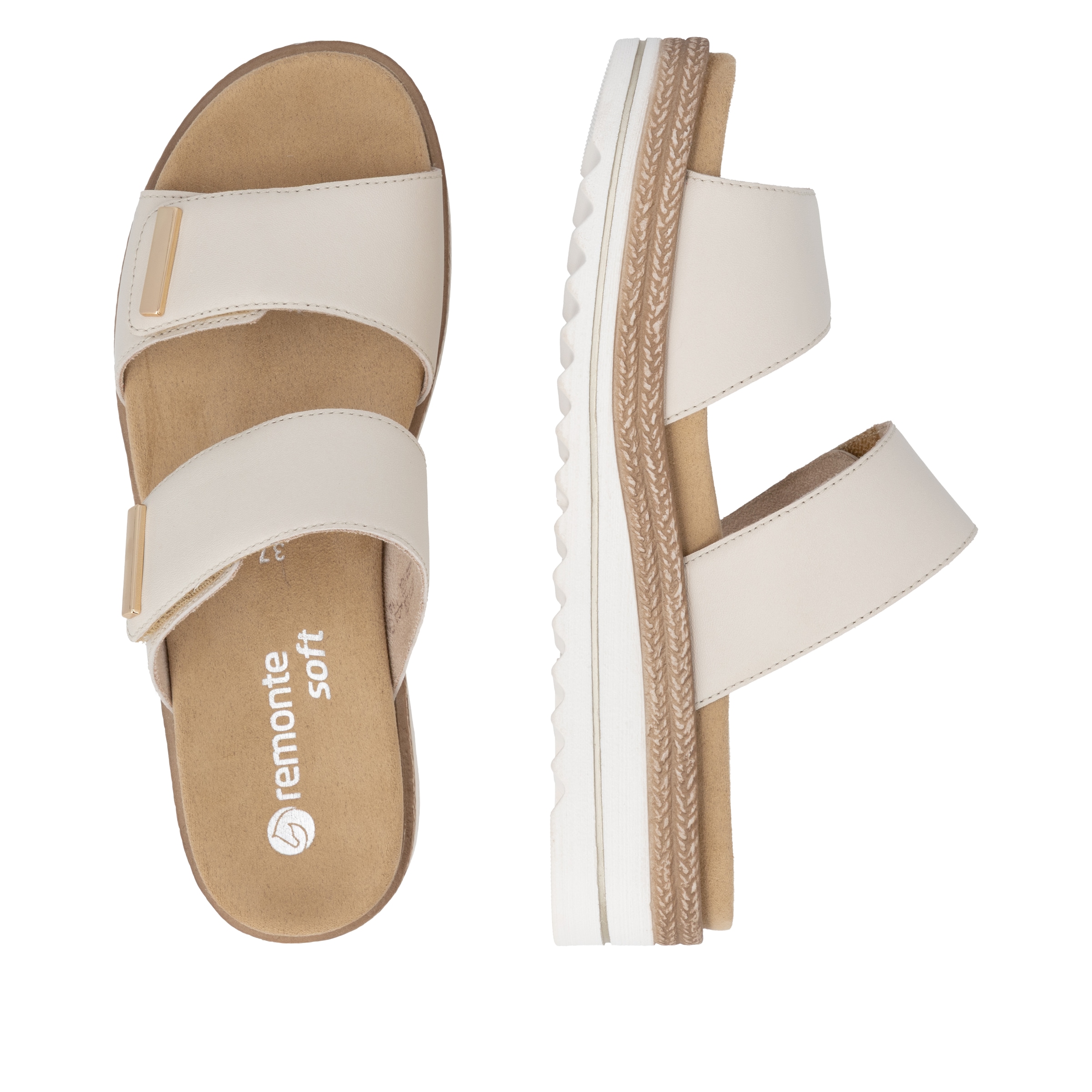 Remonte Pantolette  Sommerschuh, Hausschuh, Plateauschuh mit Softfußbett