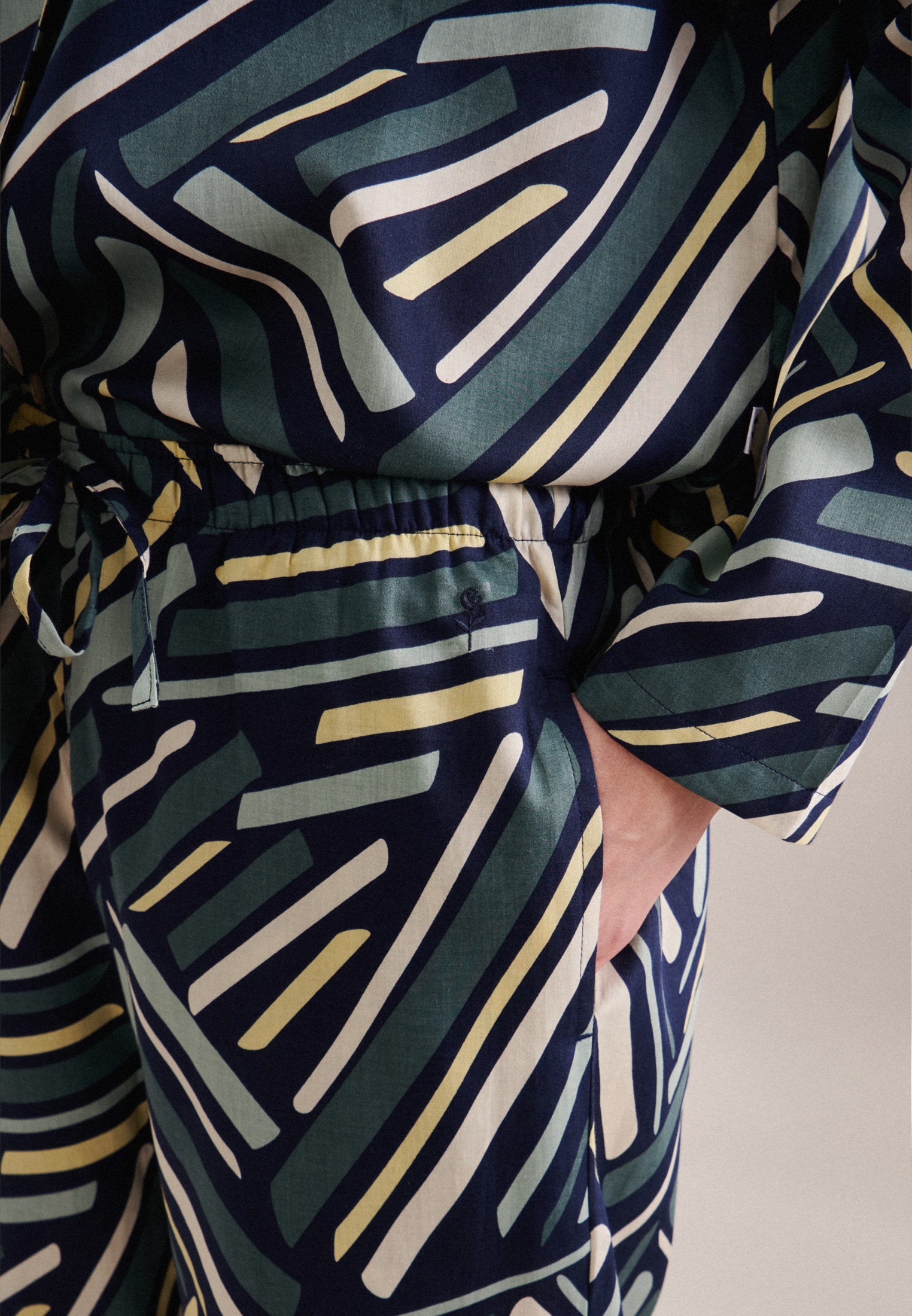 seidensticker Pyjama »Schwarze Rose«