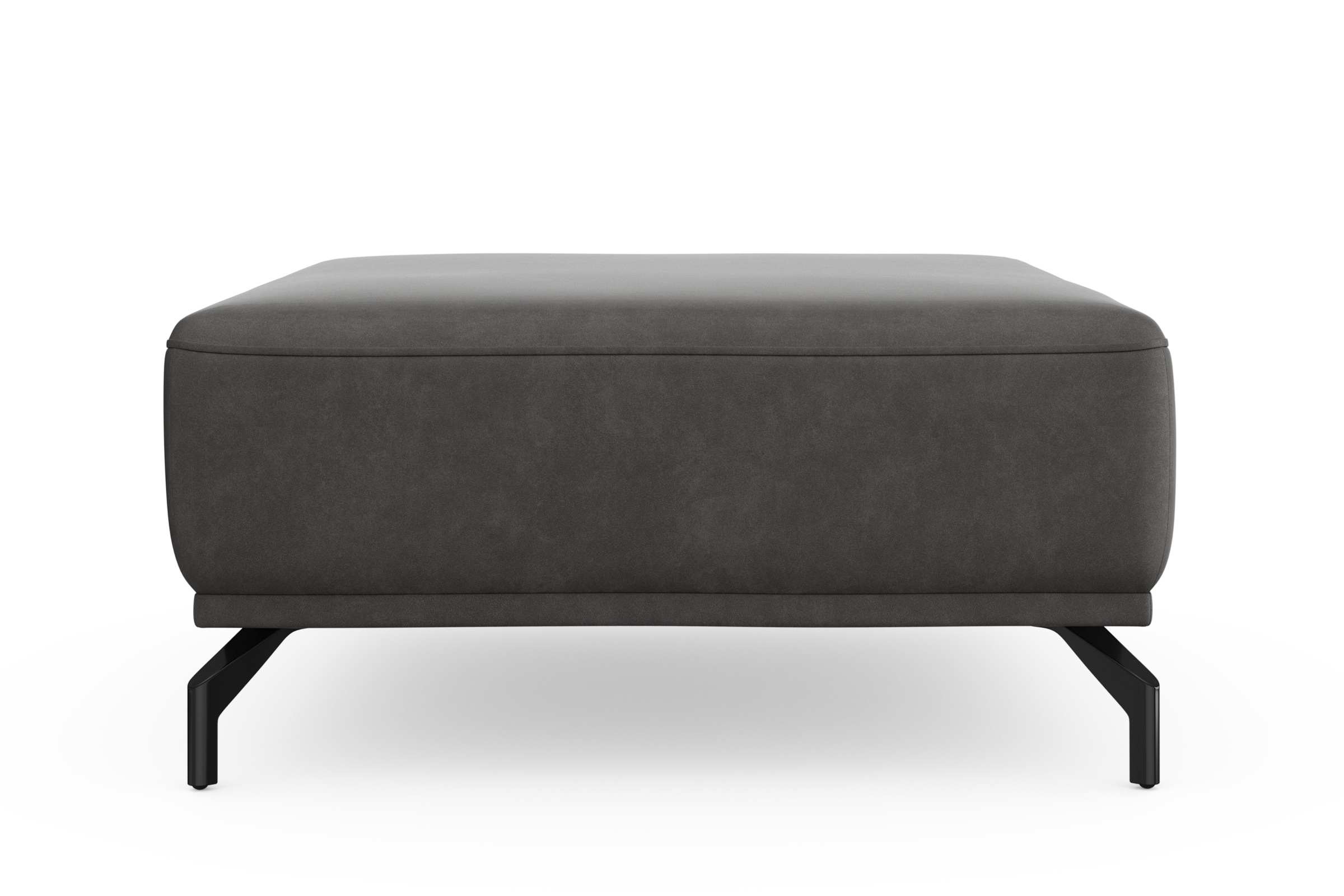 sit&more Hocker »Bailando«, mit Federkern und schwarzen, matten Metallfüßen