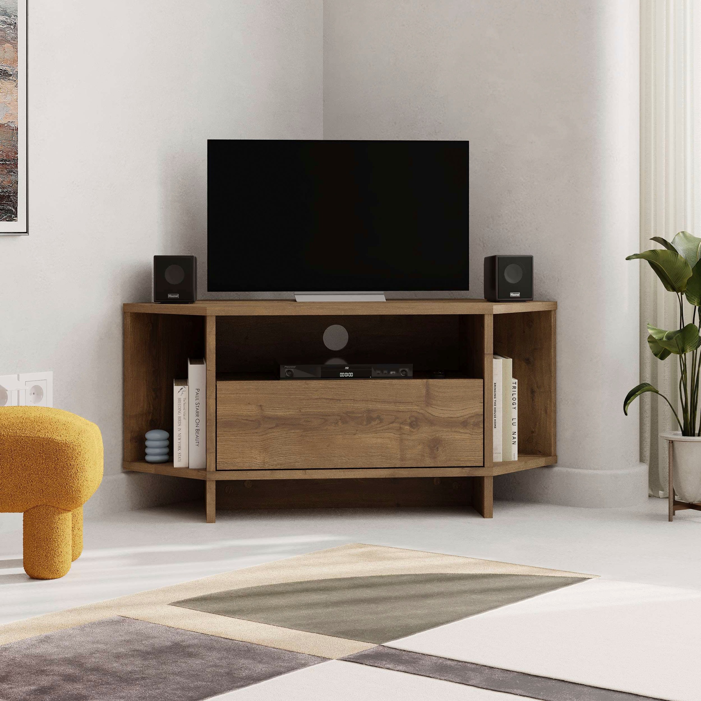 Decortie TV-Schrank »Viva TV Schrank«, (Packung), Einfache Montage,Platzsparend