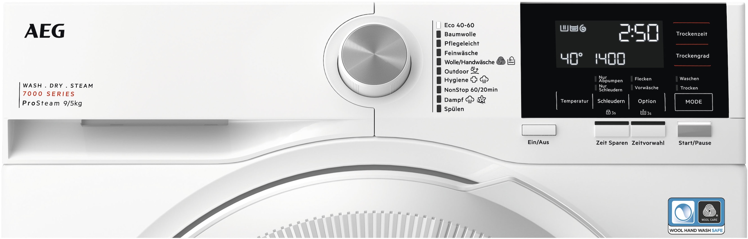 AEG Waschtrockner »LWR7G60690«, 7000, ÖKO-Schontrommel