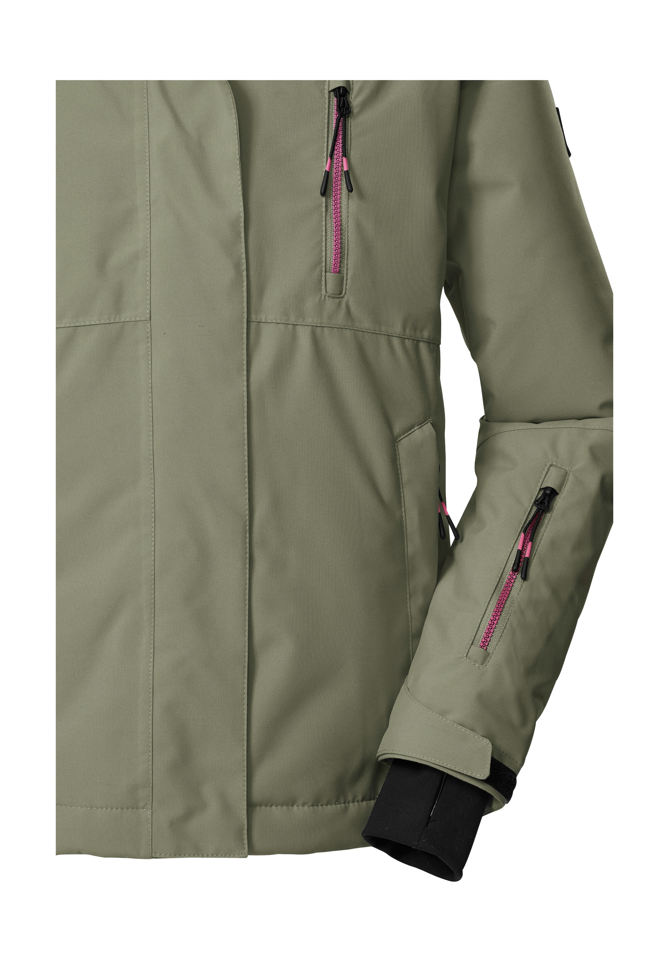 Killtec Skijacke »KSW 205 GRLS SKI JCKT«, Wasserdichte, atmungsaktive Ski-Jacke mit verstellbarer Kapuze