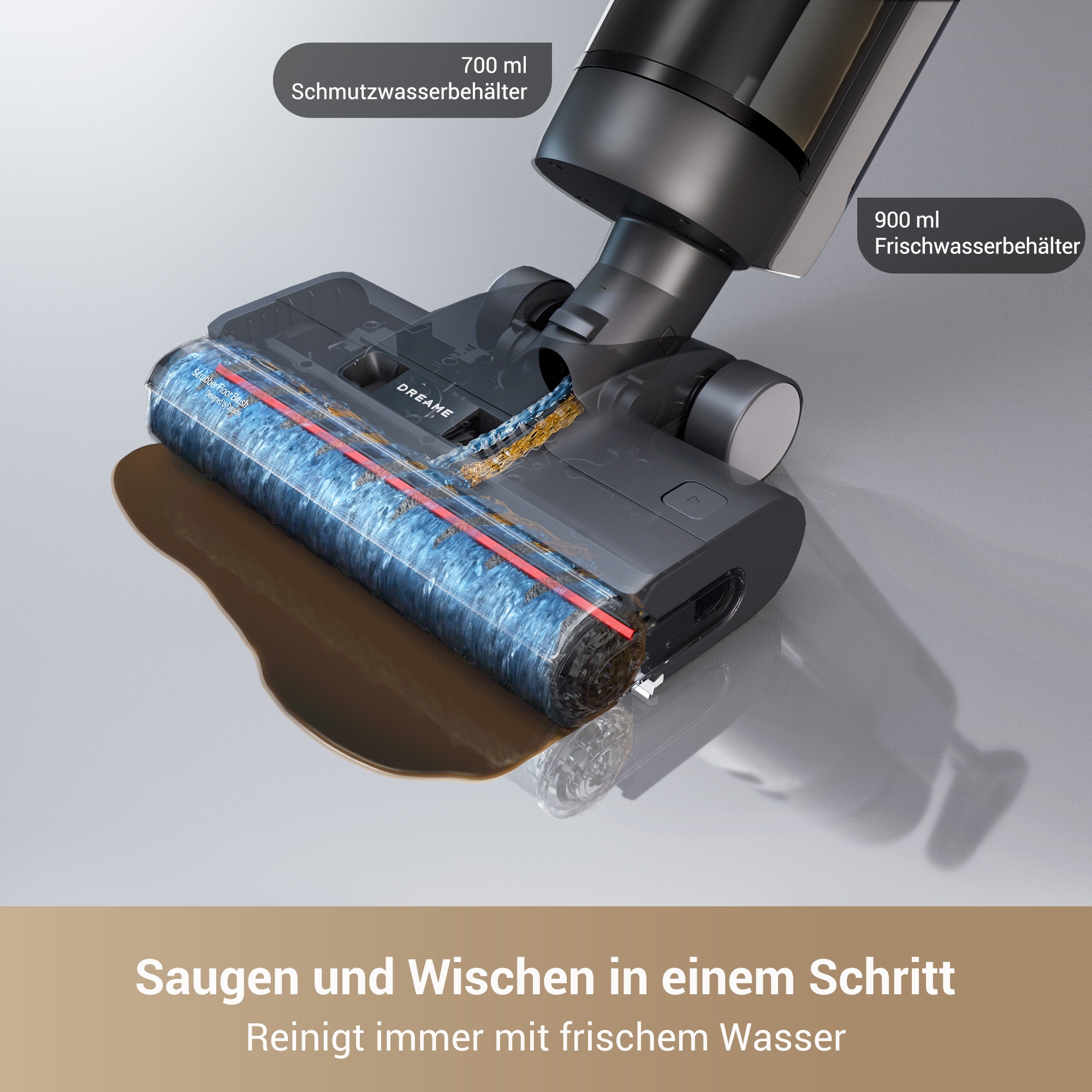 Dreame Nass-Trocken-Sauger »G10 Pro« 300 W, Intelligente Schmutzerkennung, Selbstreinigung