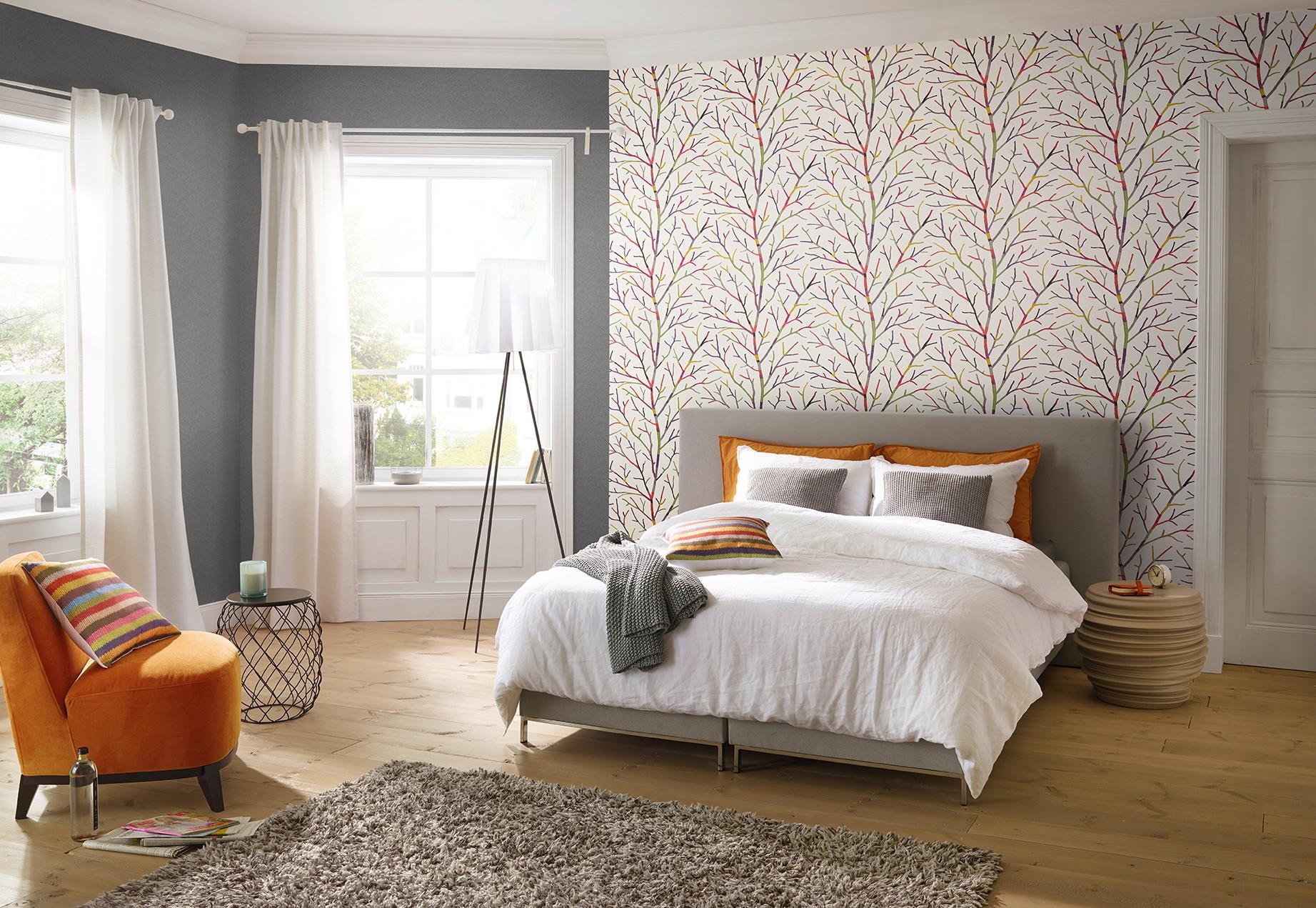 freundin Home Collection Dekokissen »Natural Moments 04 bunt«, Kissen mit Polyesterfüllung mit Streifenoptik, 45x45 cm