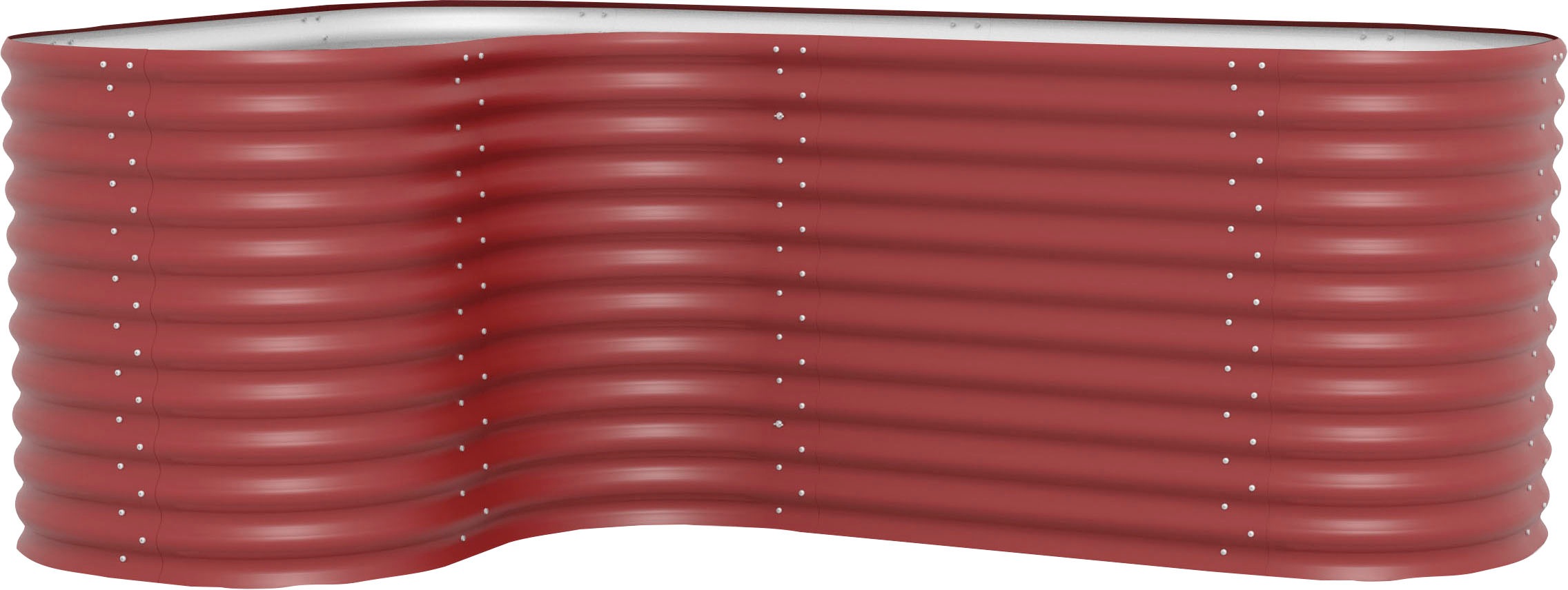 Vitavia Hochbeet »Erweiterung Curve 858«, BxTxH: 80x80x86 cm, rubin