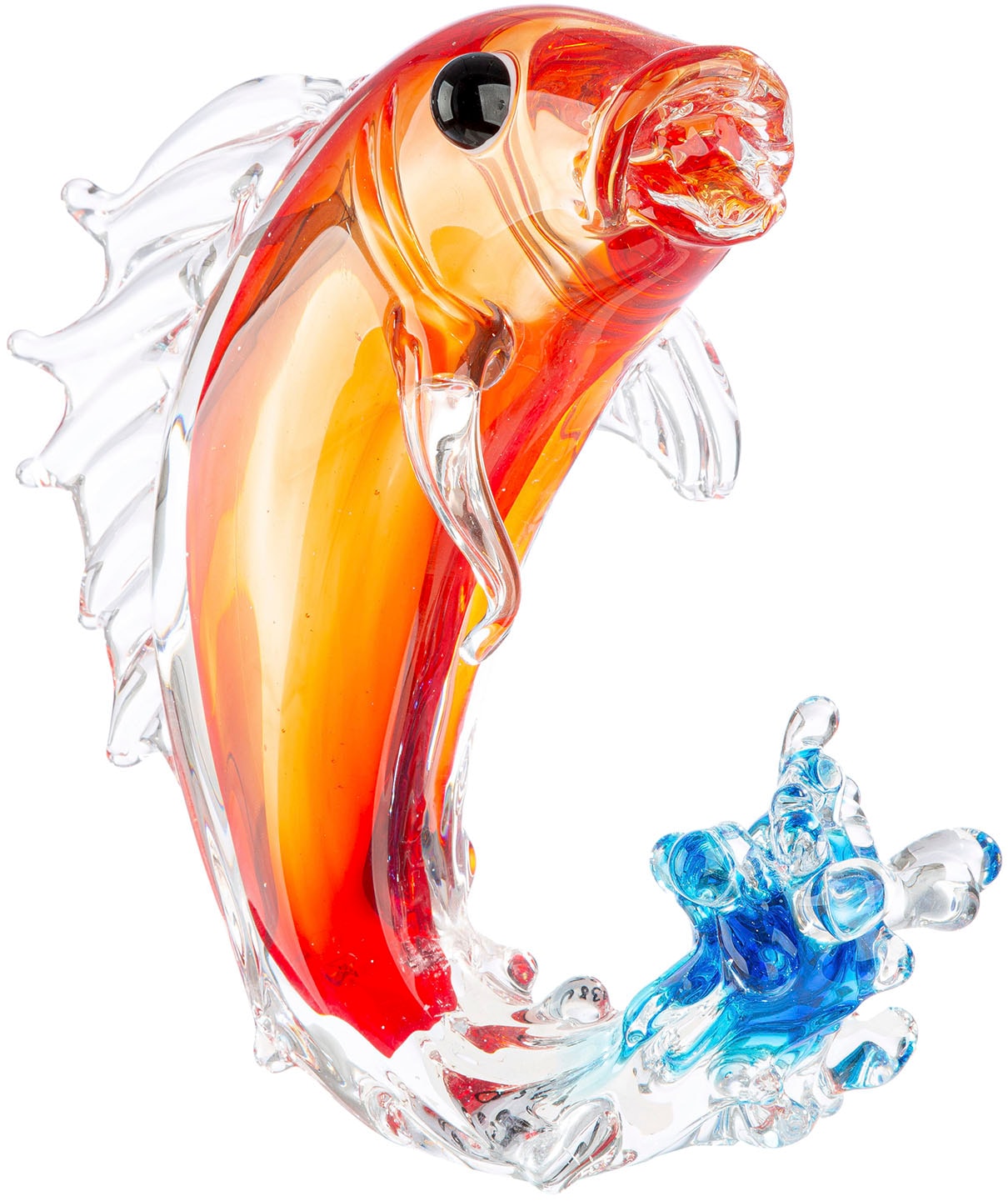 Casablanca By Gilde Tierfigur »Figur Fisch Piscium rot H. 22 cm« in rot, Größe B/H/T: 21 cm x 22 cm x 12 cm