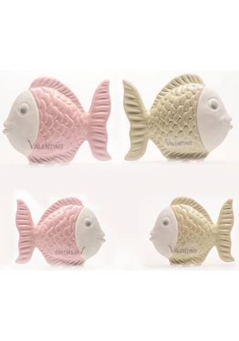 VALENTINO Wohnideen Tierfigur »Fisch Jette«, (Set, 4 St.), aus Keramik, glasiert kaufen