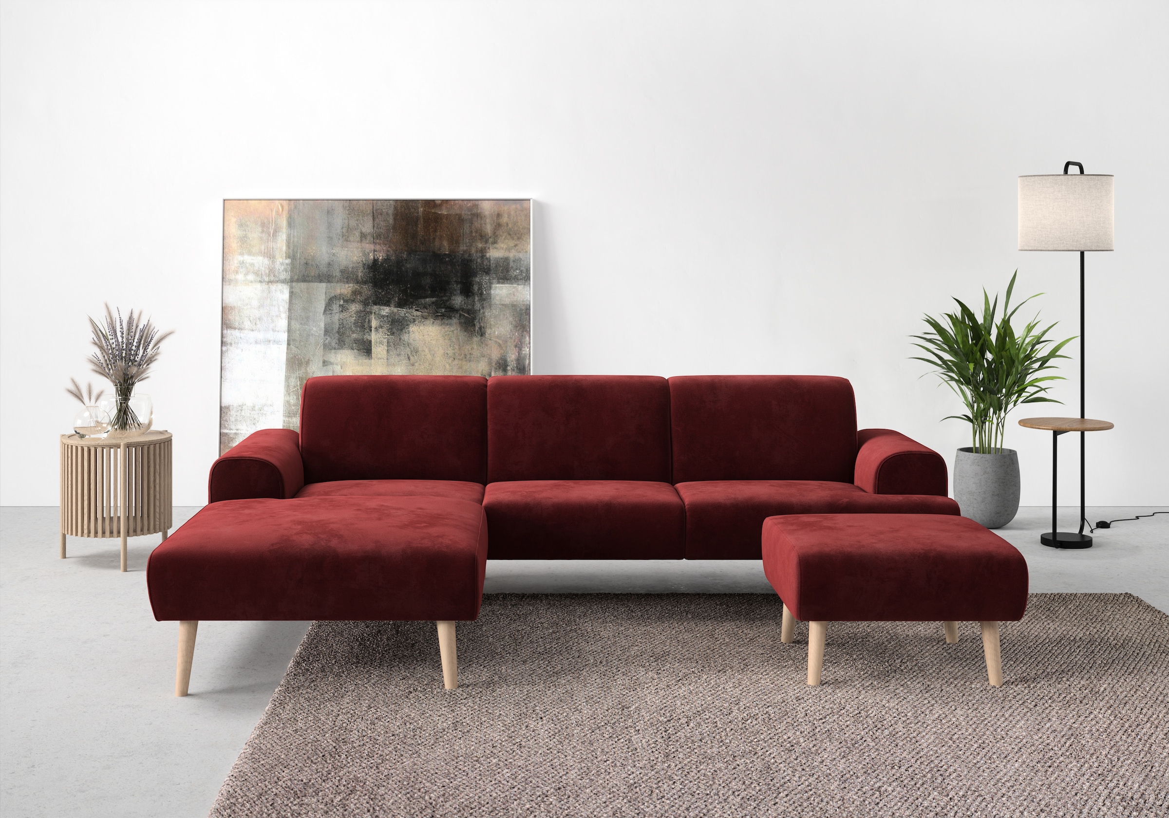 Home affaire Polsterhocker »Swift« passend zur Serie "Swift", B/T/H: 75/68/44 cm