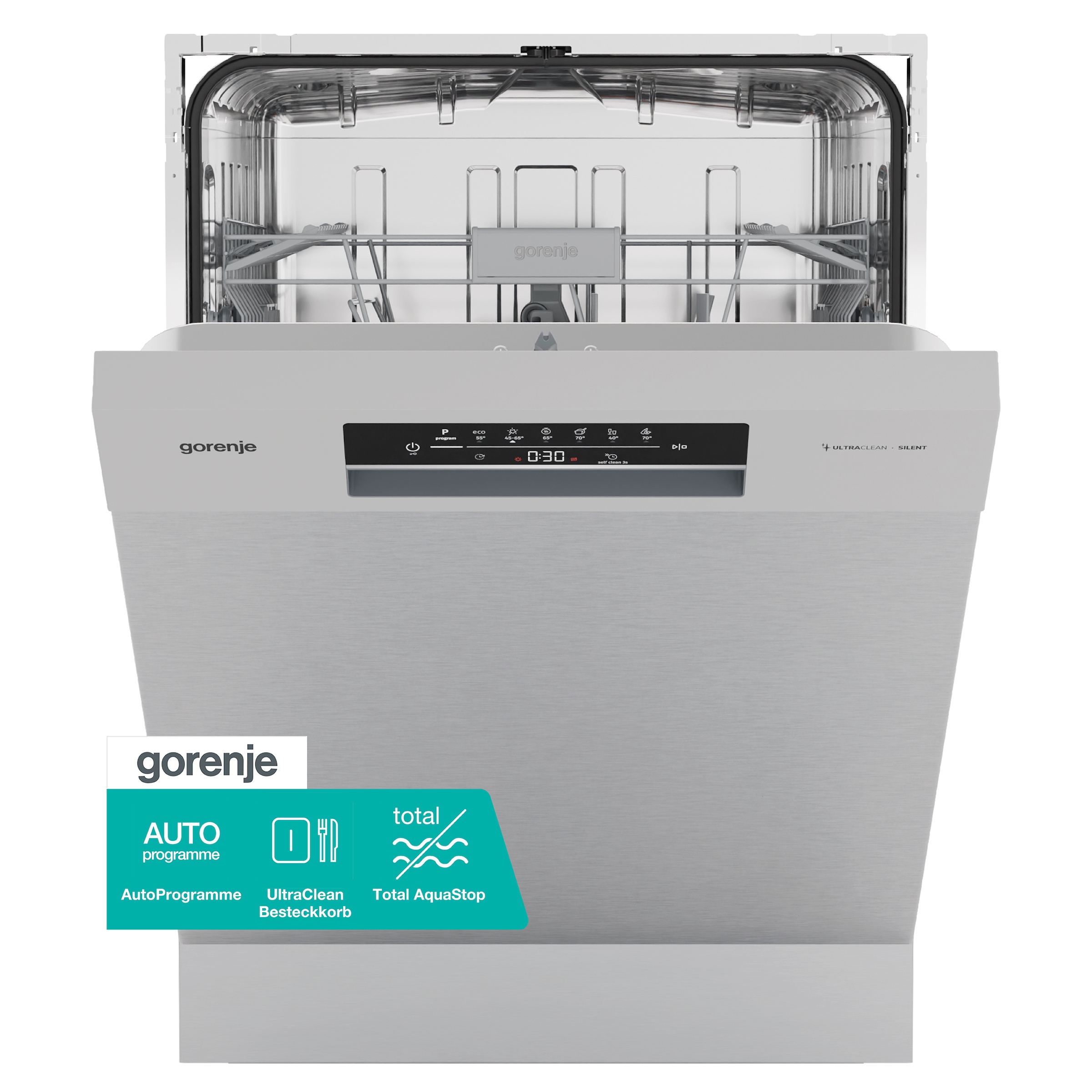 GORENJE Unterbaugeschirrspüler »GU642D90X« 9,5 l 14 Maßgedecke TotalAquaStop