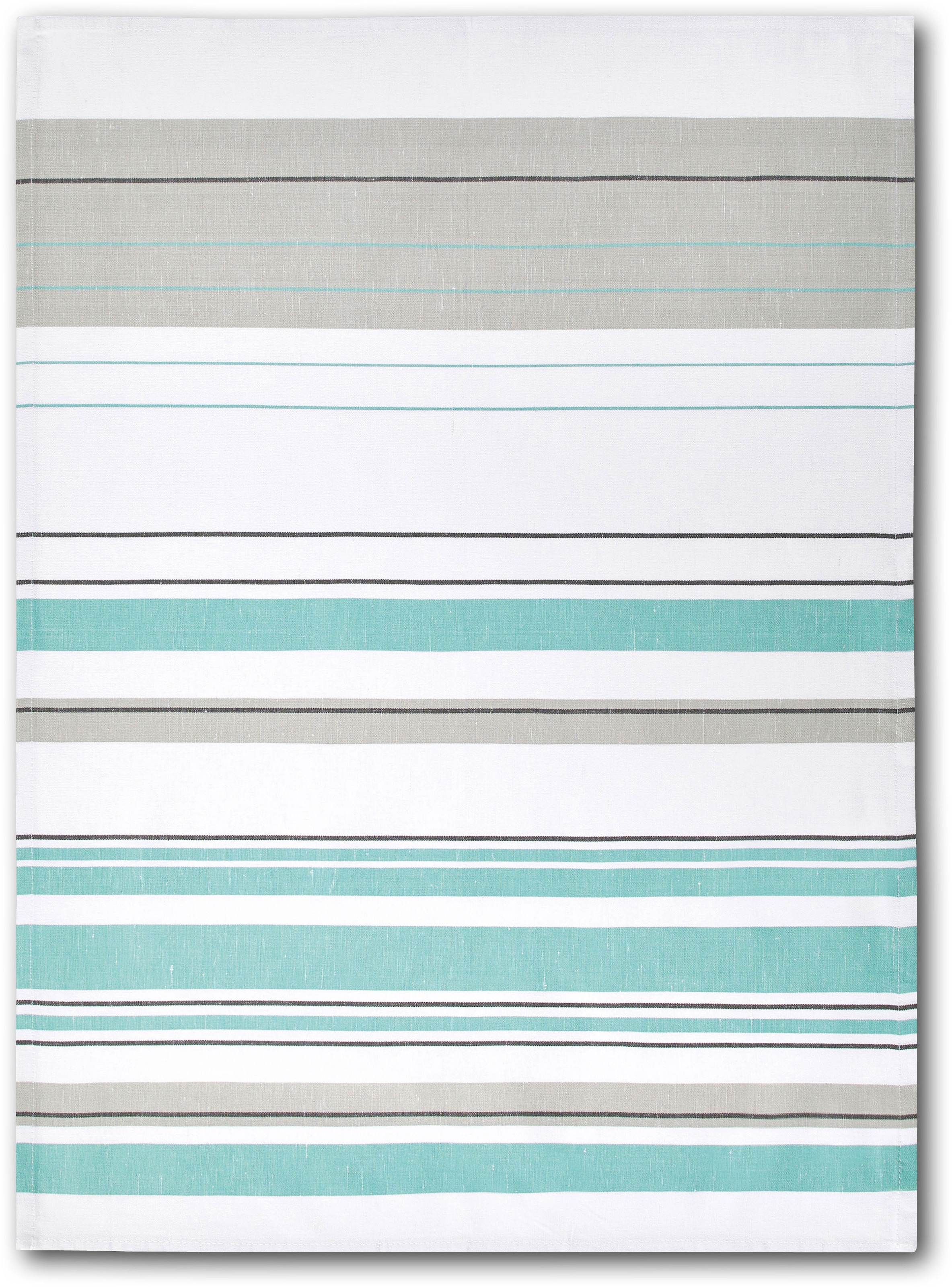 Dyckhoff Geschirrtuch »Streifenvielfalt«, (Set, 3 tlg., 1 x 3er Set (50 x 70 cm), Halbleinen, fusselarm