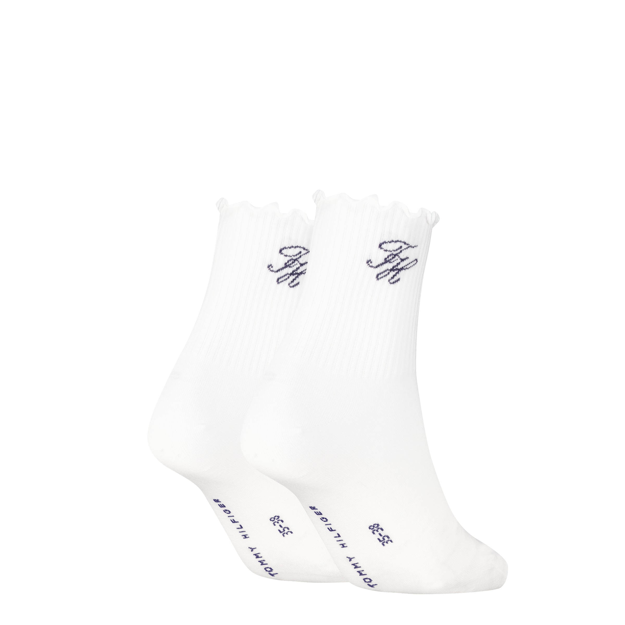 Tommy Hilfiger Kurzsocken »TH WOMEN SHORT SOCK 2P REFINED MONOGRAM« 2 Paar, 