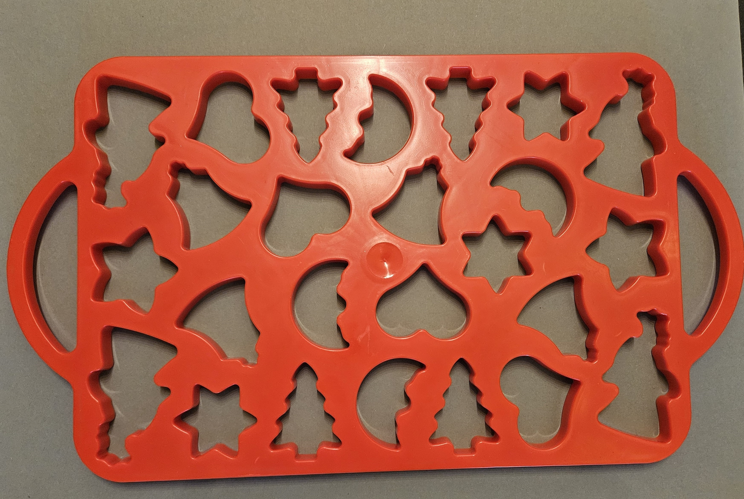 Ruco Ausstechform Kunststoff Set, 2 Stk. tlg. Ausstechschablone für Weihnachtsgebäck