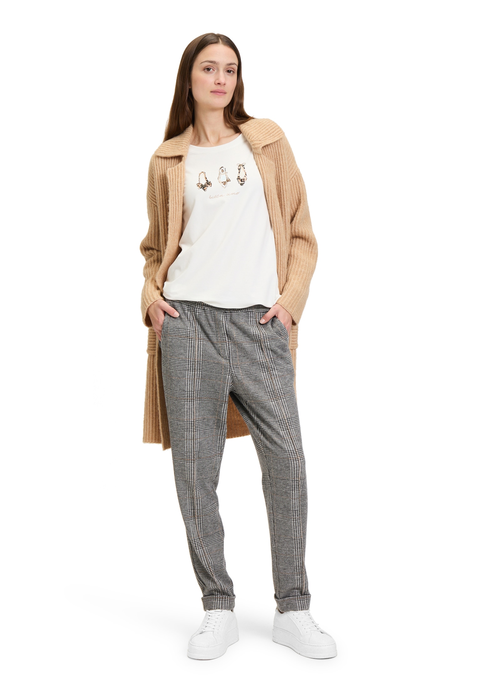 Betty&Co Langarmshirt »Casual-Shirt mit Print«