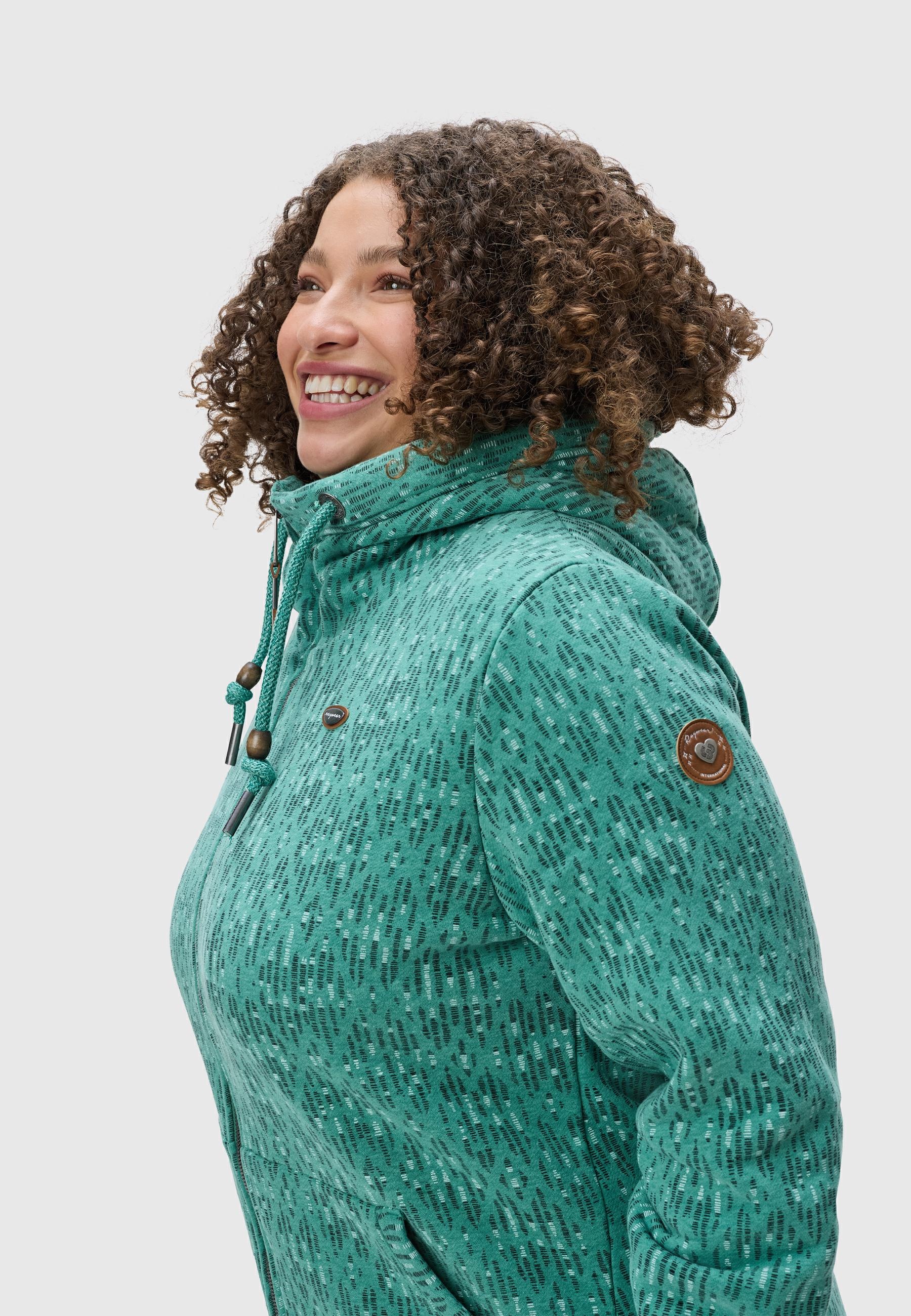 Ragwear Sweatjacke »Sweatjacke Neska Print Zip Plus«