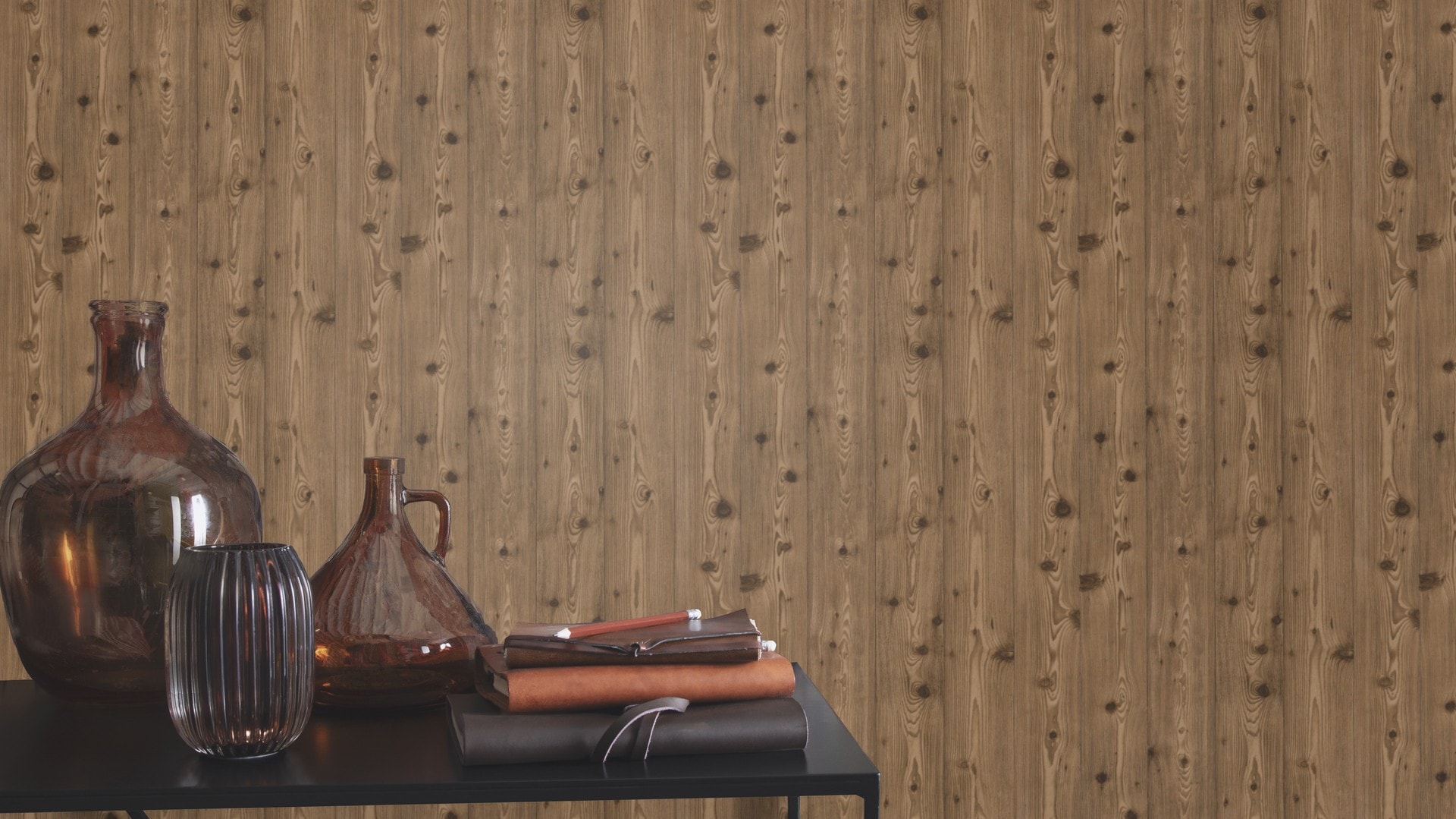 Rasch Papiertapete »mit Holzoptik« Holz glatt Holz