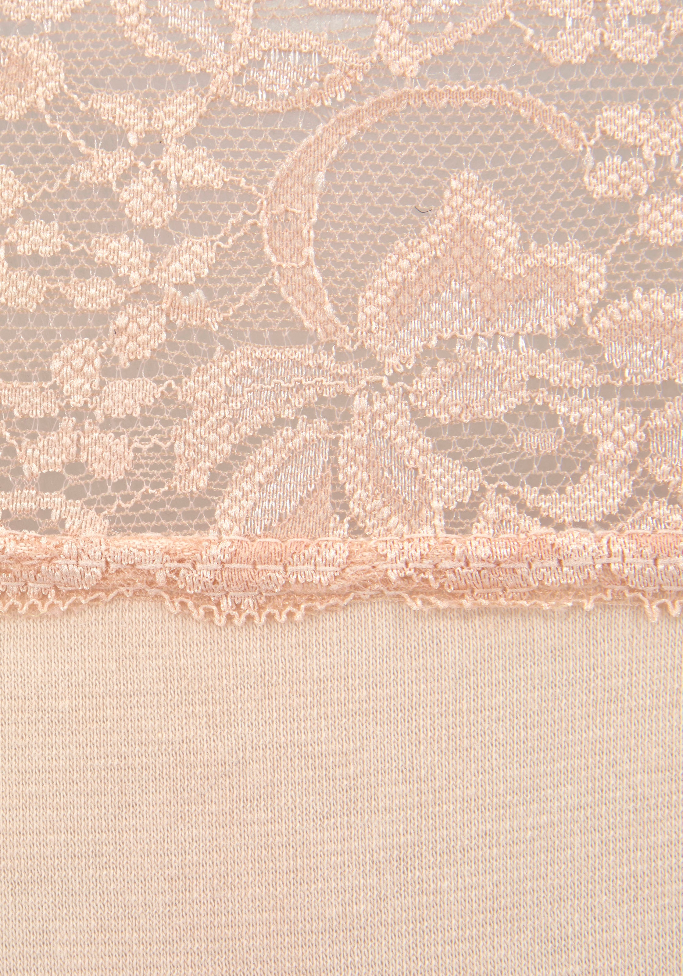Vivance Panty, (Packung, Spitze floraler Baumwolle OTTOversand elastischer bei mit 3 St.), aus