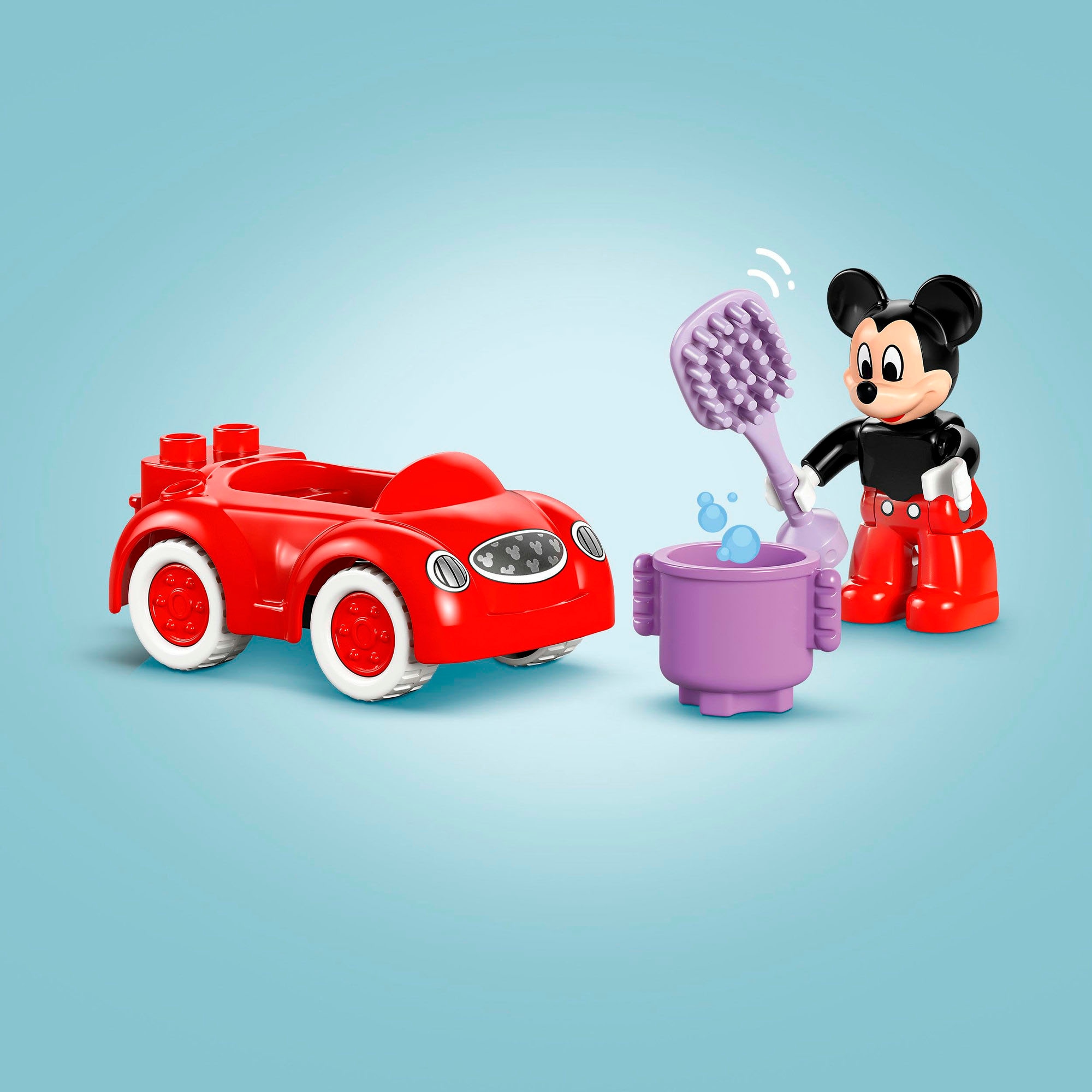 LEGO® Konstruktionsspielsteine »Mickys Clubhaus und Auto (10454), LEGO® DUPLO Disney ™«, (27 St.), Made in Europe