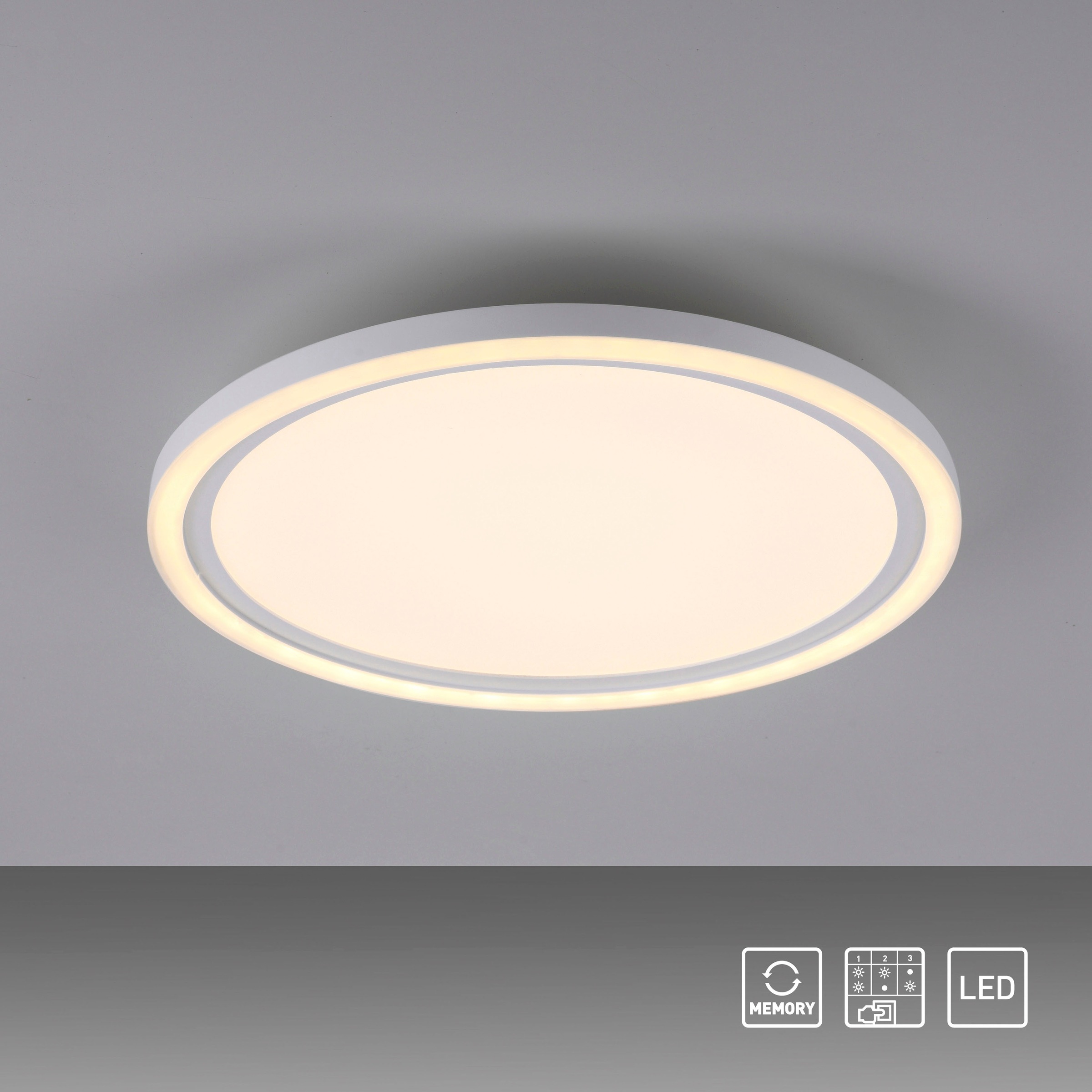 JUST LIGHT LED Deckenleuchte »BEDGING«, 2 flammig, Leuchtmittel LED-Board-LED-Board | LED fest integriert-LED fest integriert