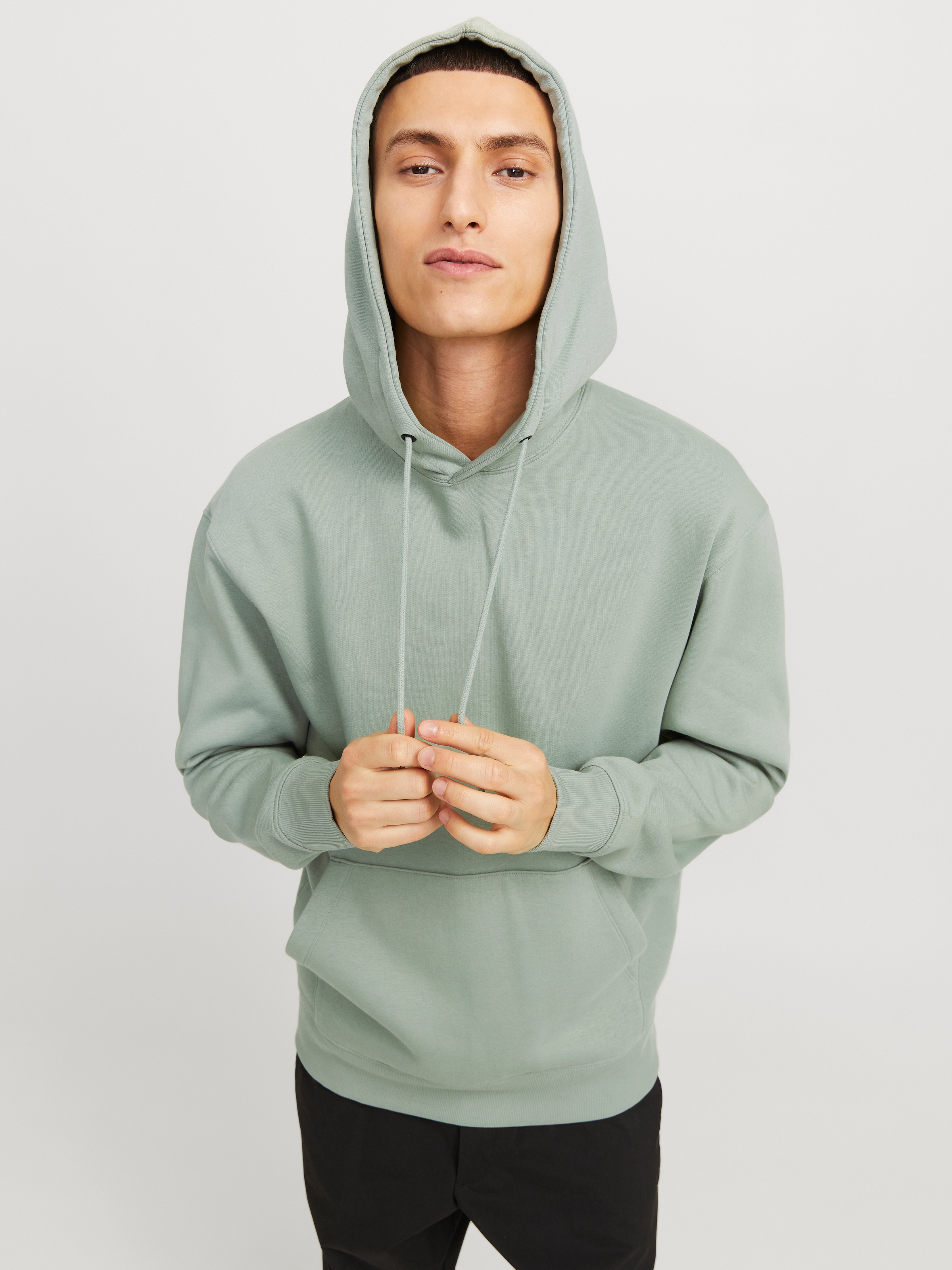 Jack & Jones Kapuzensweatshirt »JJESTAR BASIC SWEAT HOOD NOOS«, mit Rippbündchen