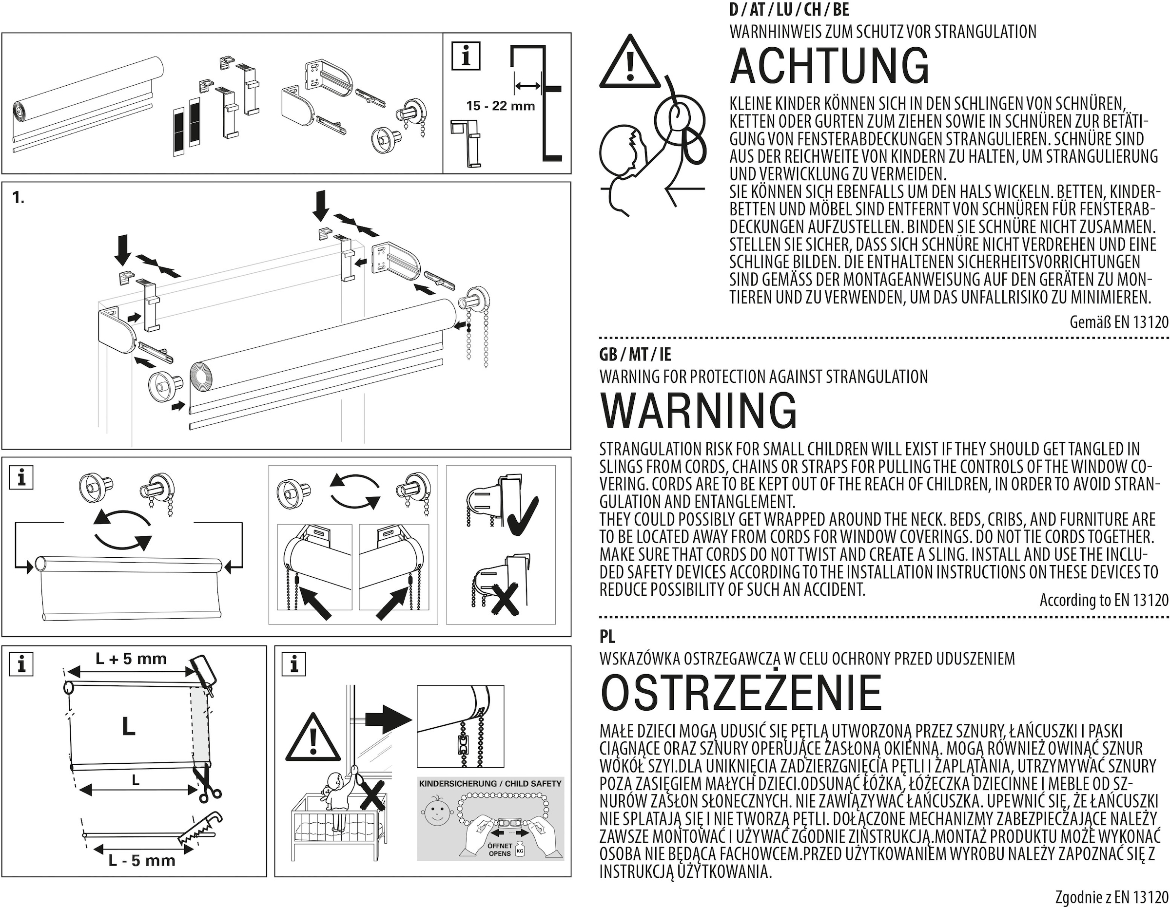 GARDINIA Seitenzugrollo »Ornament«, Lichtschutz, Sichtschutz, mit Bohren/ohne Bohren, freihängend, vormontiert auf Montageschiene