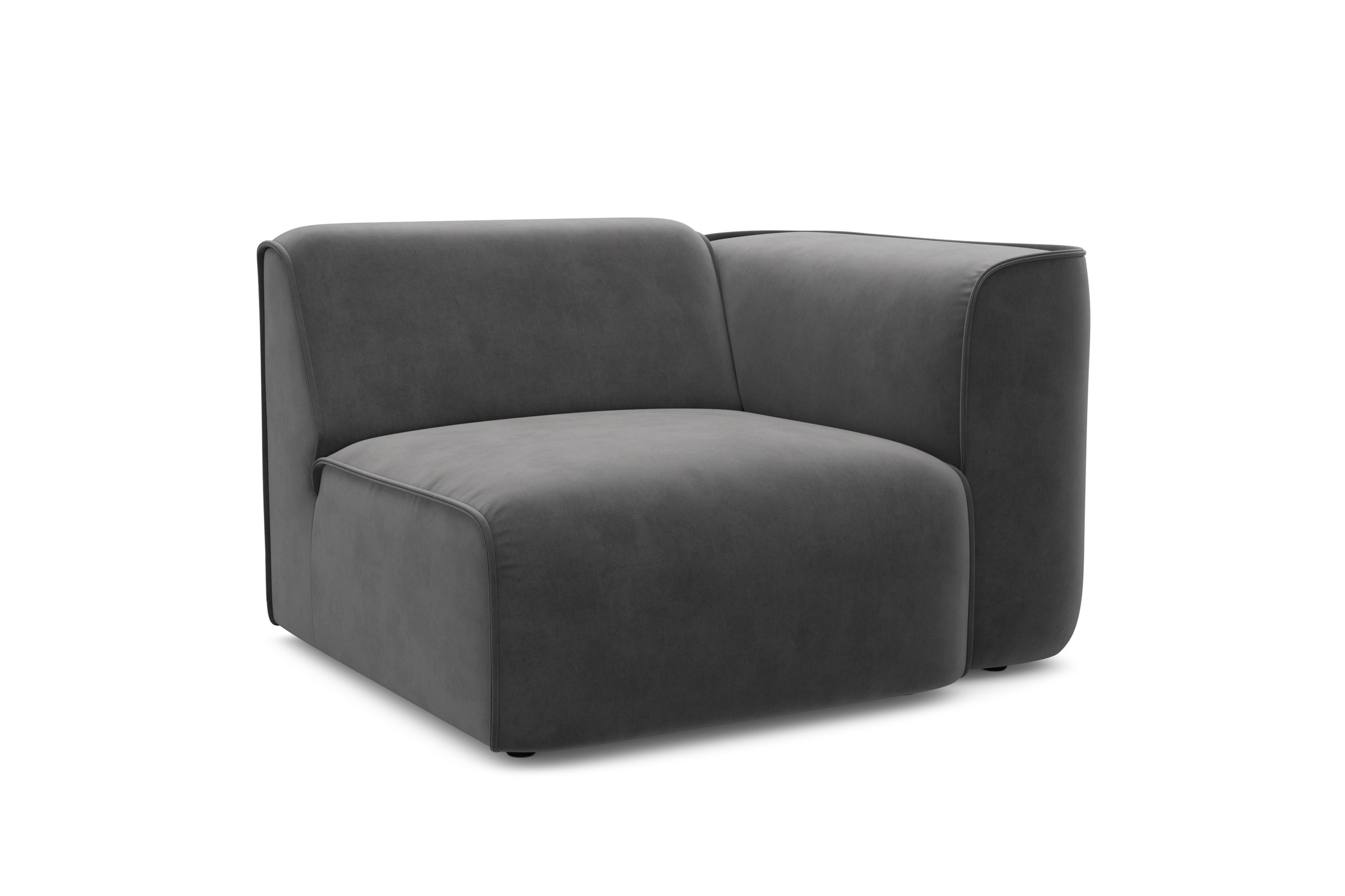 RAUM.ID Sessel »Merid Sofa-Eckelement, Maße B/T/H: 109/97/46 cm«, als Modul oder separat verwendbar, für individuelle Zusammenstellung