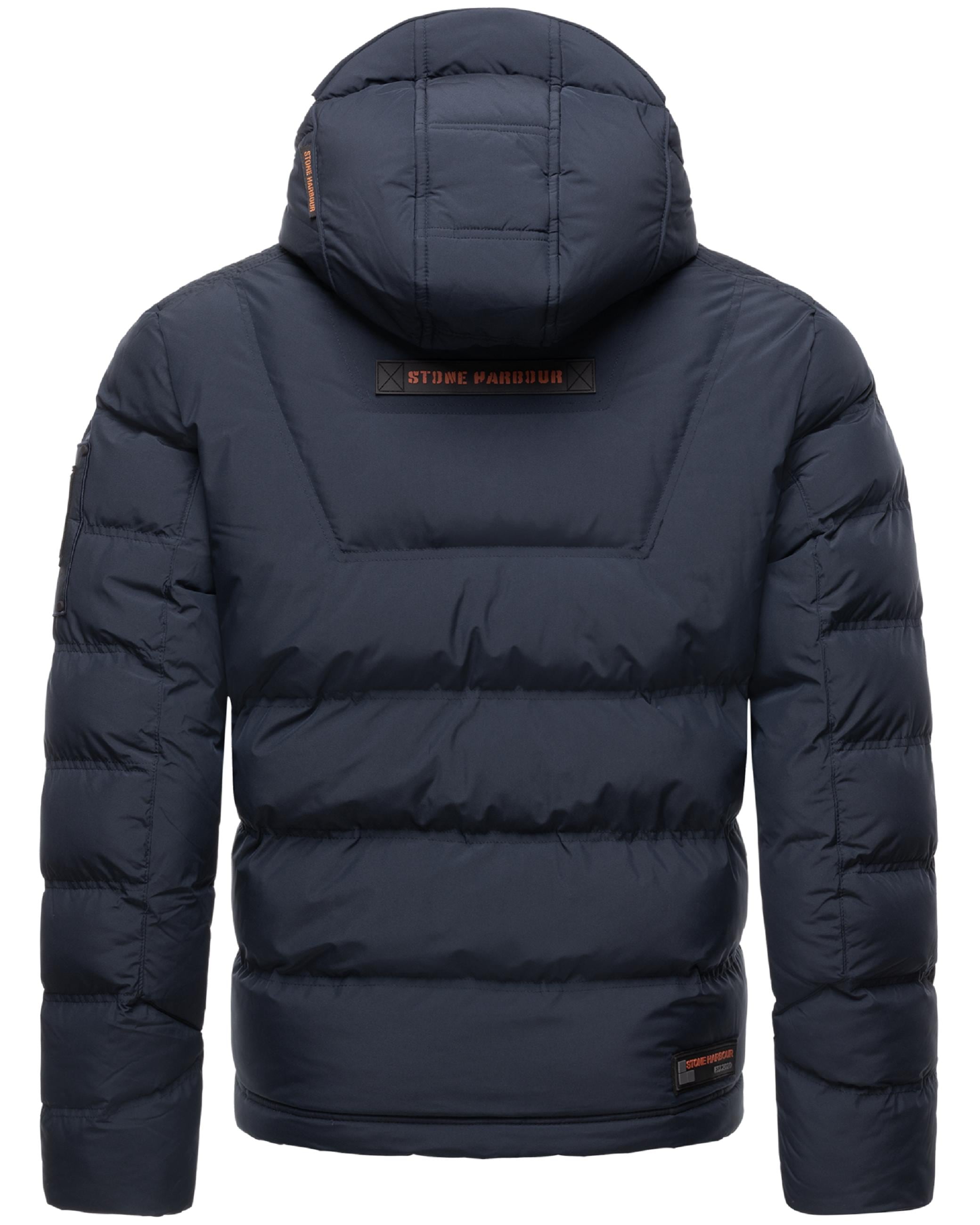 Stone Harbour Winterjacke »Winterjacke Arvidoo«, mit Kapuze, Modische Herren Winter Steppjacke