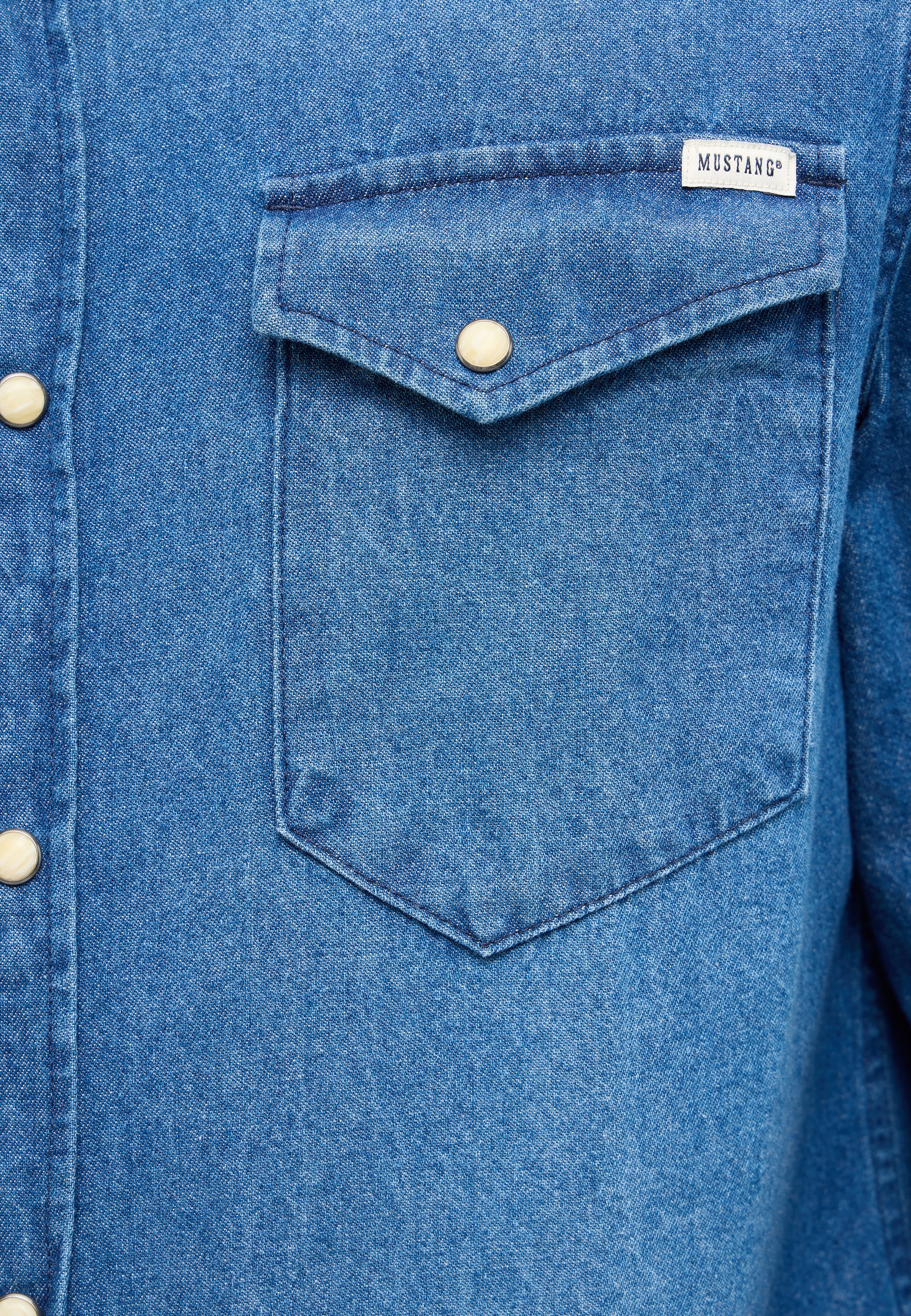 MUSTANG Langarmhemd »Herren Style Duver«