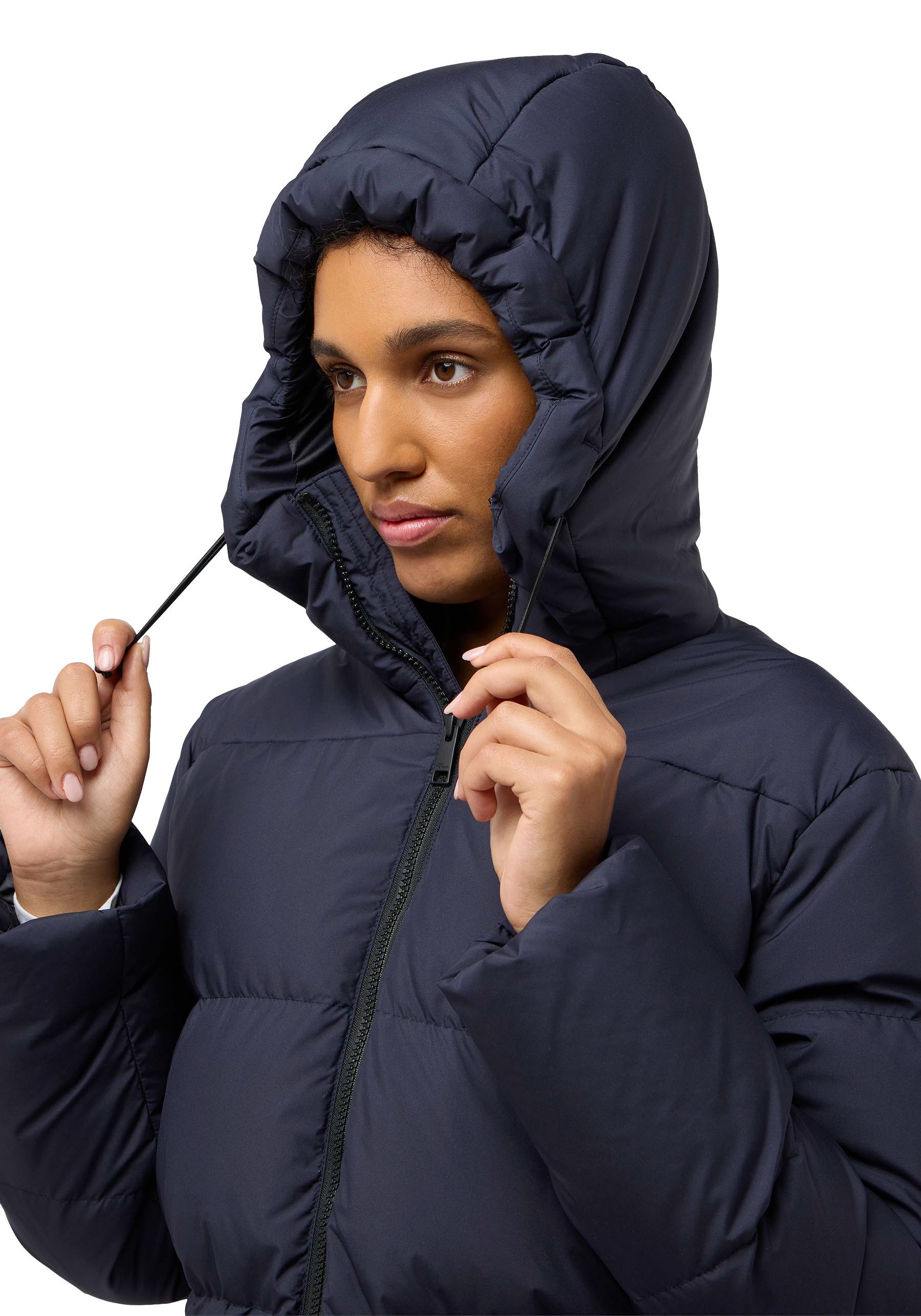 Jack Wolfskin Daunenjacke »KIRSCHALLEE«, mit Kapuze, Winterjacke