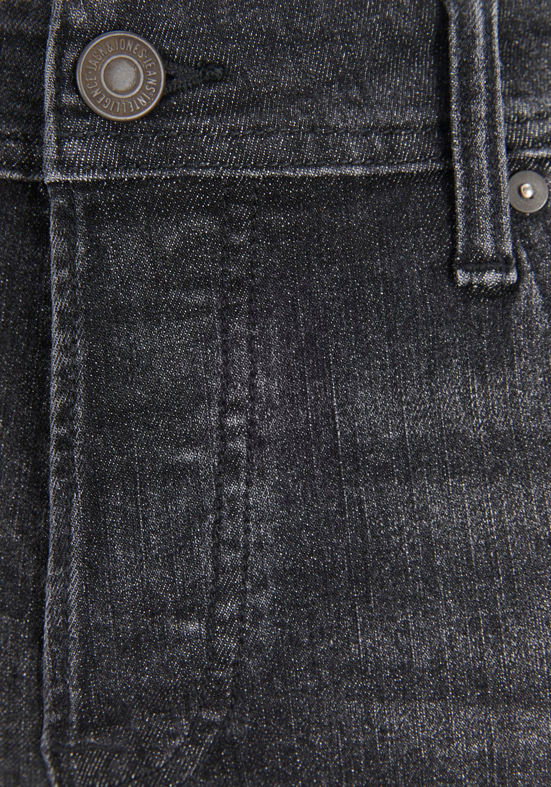 Jack & Jones Slim-fit-Jeans »JJIGLENN mit Used-Look und Stretchkomfort« Abriebeffekte, modisch, slim fit, Baumwollmischung