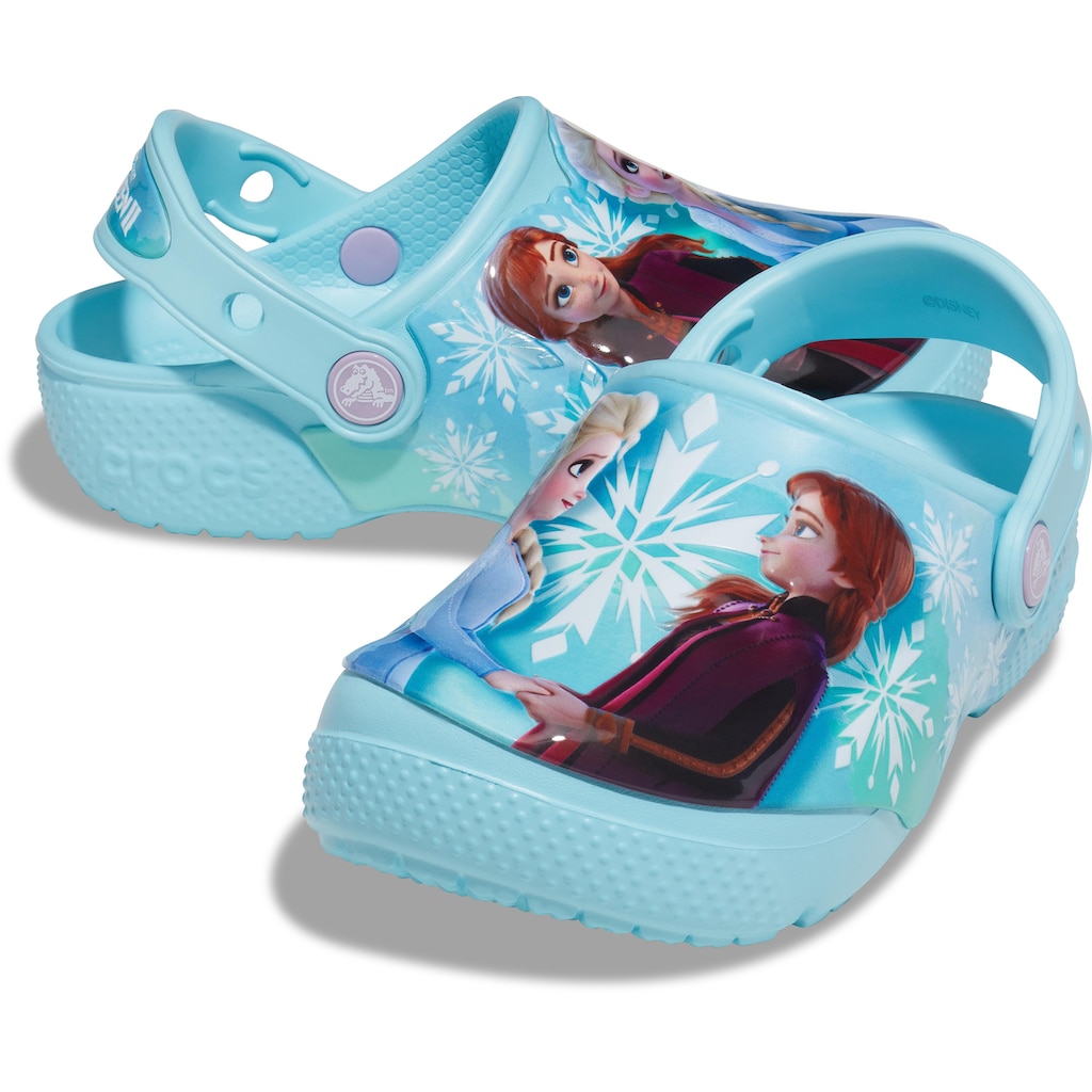 Crocs Clog »FL Disney Frozen 2 Clog K«, mit Disney Motiv "Elsa und Anna" aus die Eiskönigin