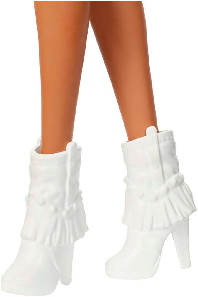 Barbie Anziehpuppe »Fashionista Puppe mit glitzer Cowgirl Outfit«