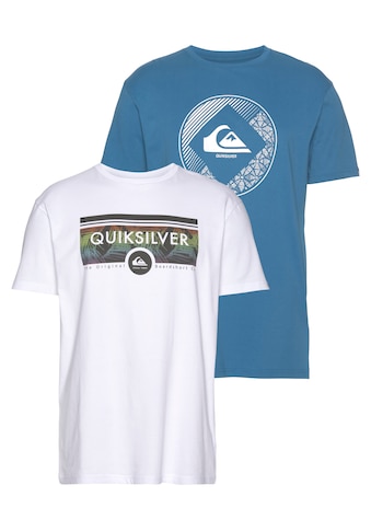 Quiksilver T-Shirt »MOSA JUNGLE SS TEE PACK«, (Packung, 2 tlg., 2er-Pack) kaufen