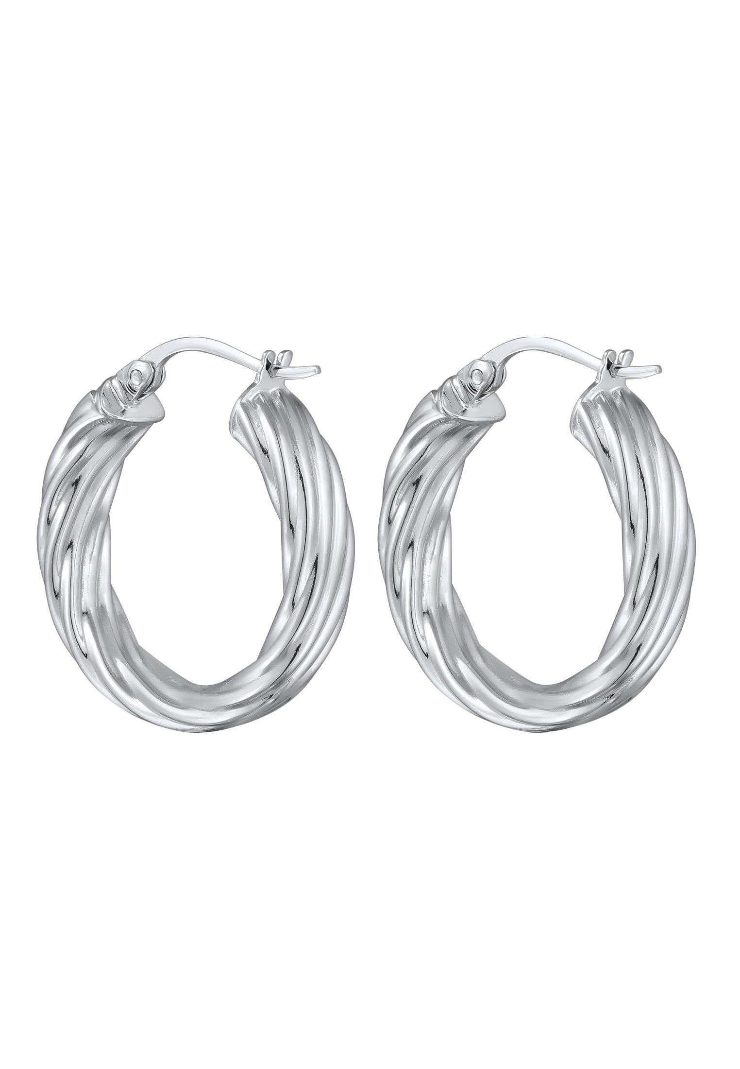 Elli Paar Creolen »Ohrringe Creolen Twisted 925 Sterling Silber«