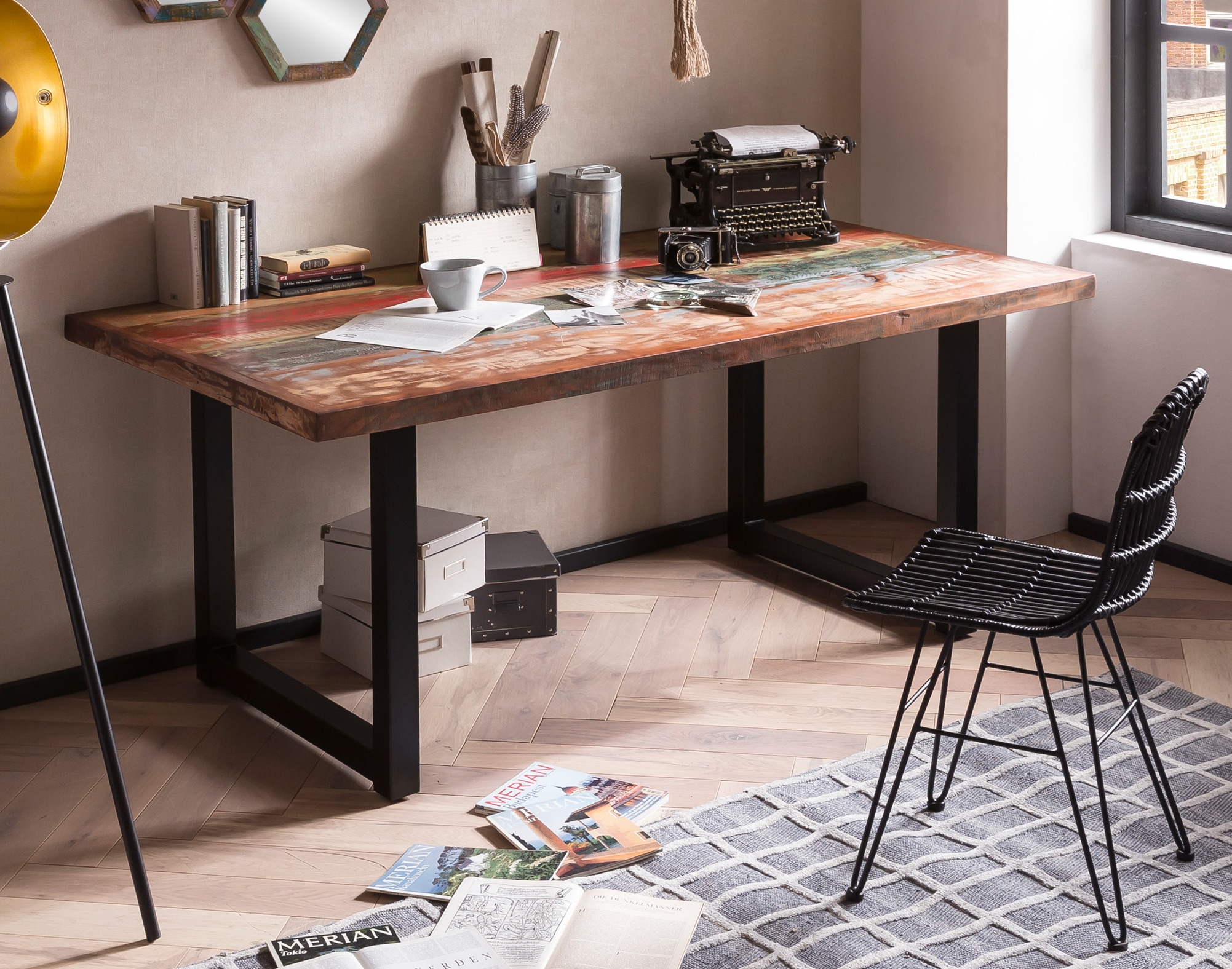 SIT Tischbein, (1 St.), modernes Kufen-Gestell
