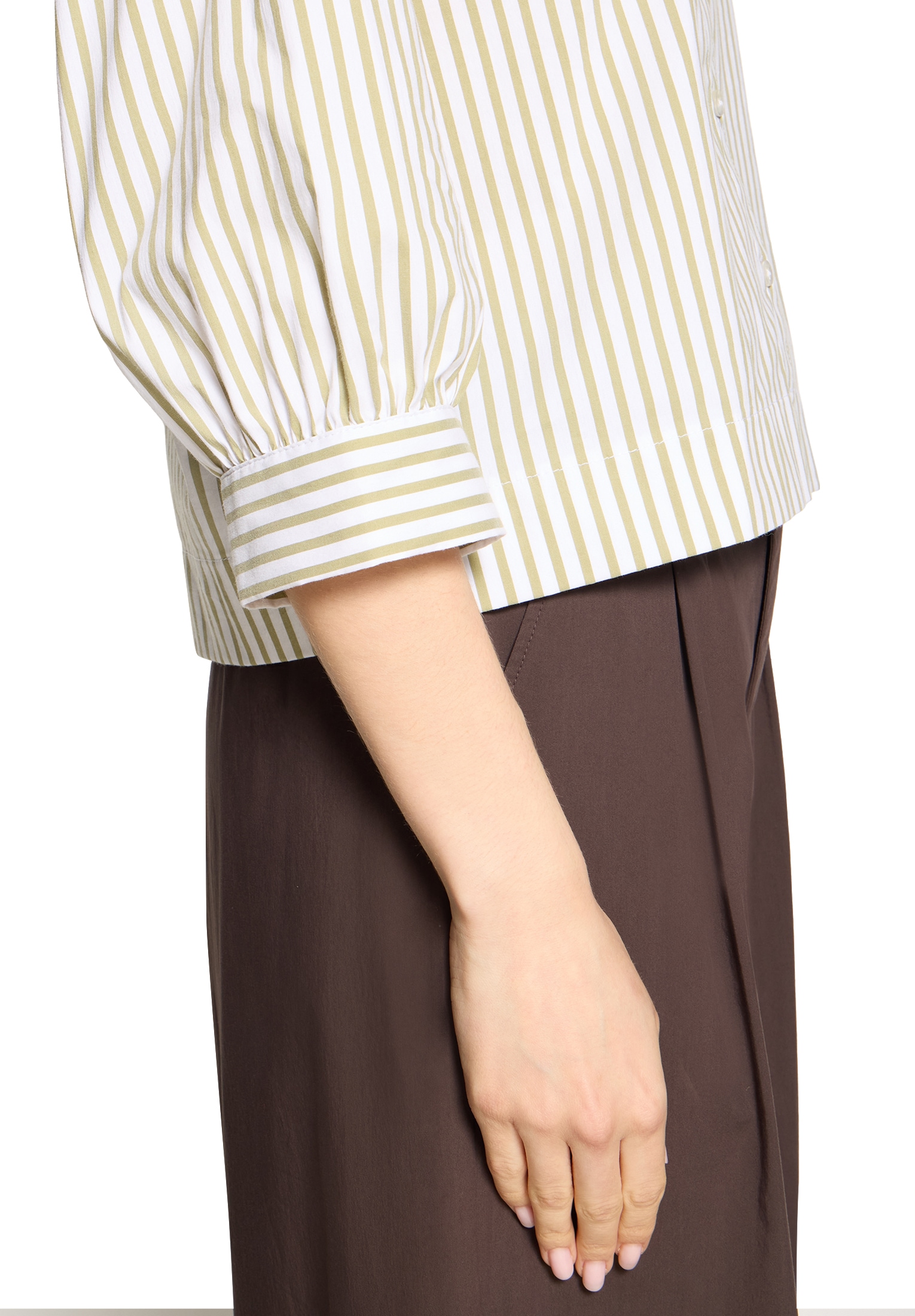 Cartoon Klassische Bluse »Streifenbluse mit Raffung«